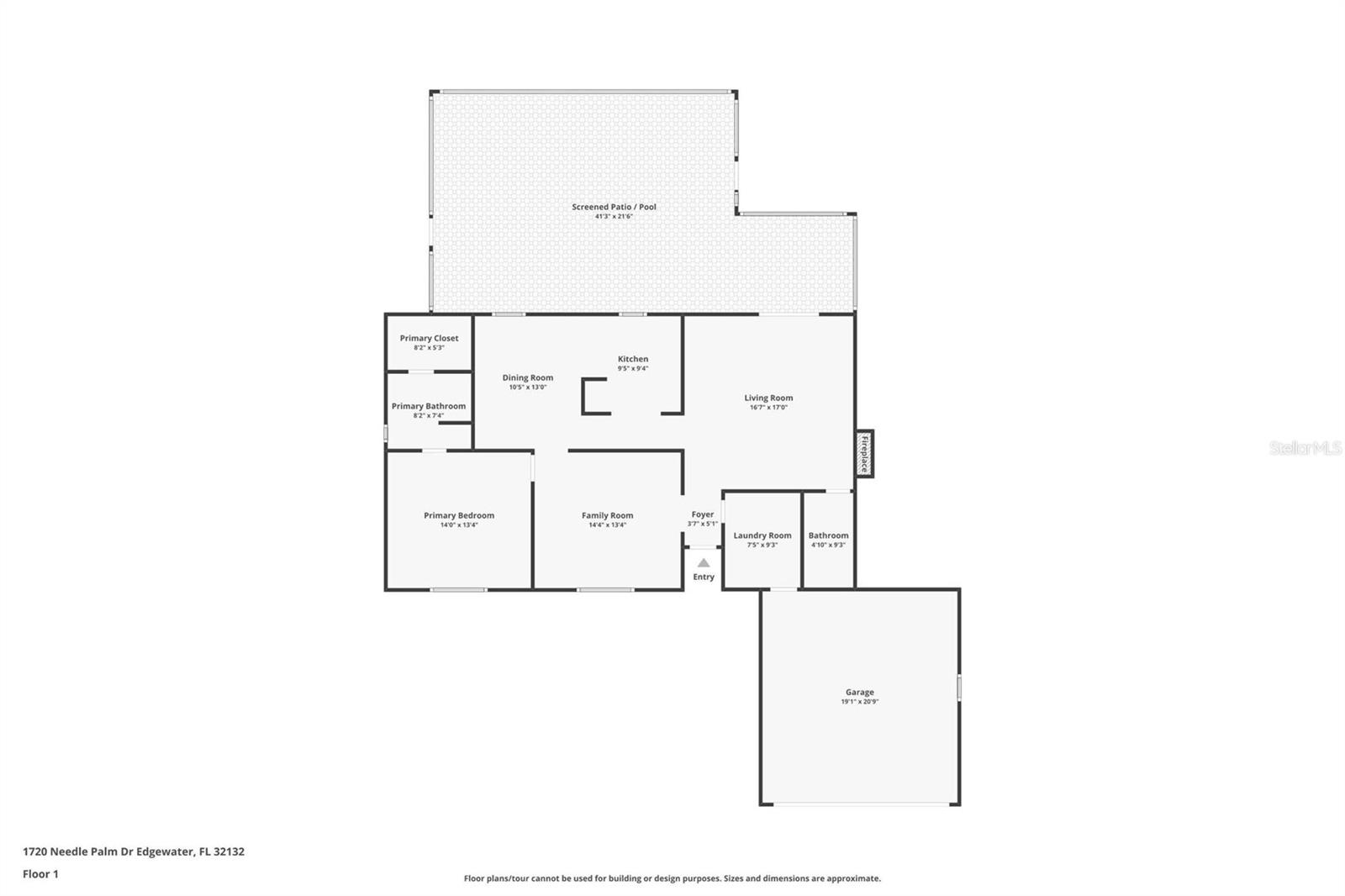 1720 NEEDLE PALM DR, EDGEWATER, FL, 32132