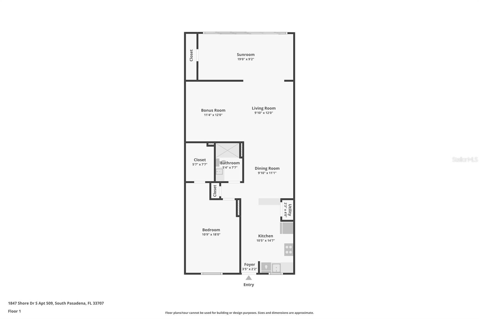 1847 SHORE DR S #509, SOUTH PASADENA, FL, 33707