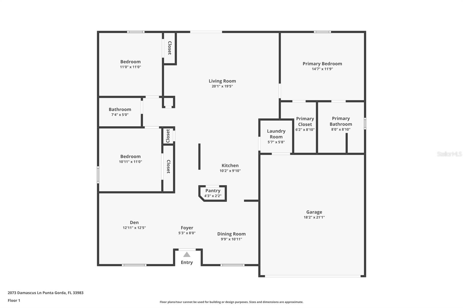 2073 DAMASCUS LN, PUNTA GORDA, FL, 33983