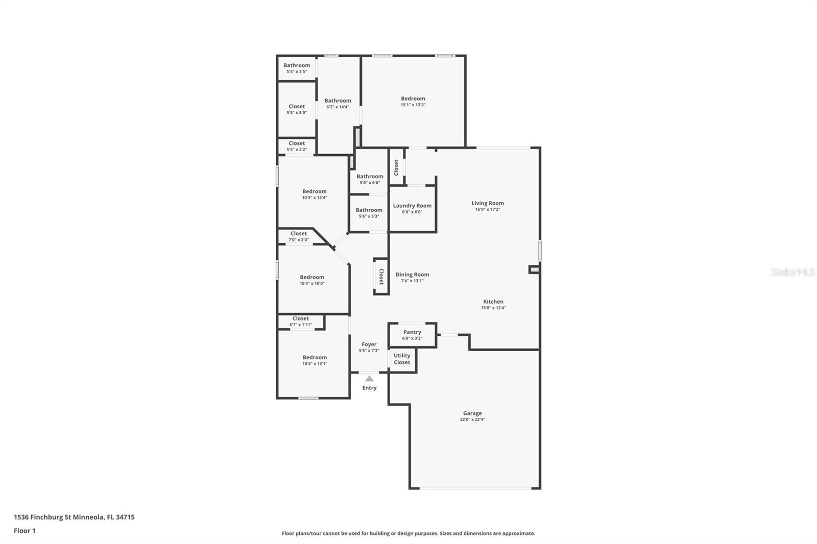 1536 FINCHBURG ST, MINNEOLA, FL, 34715
