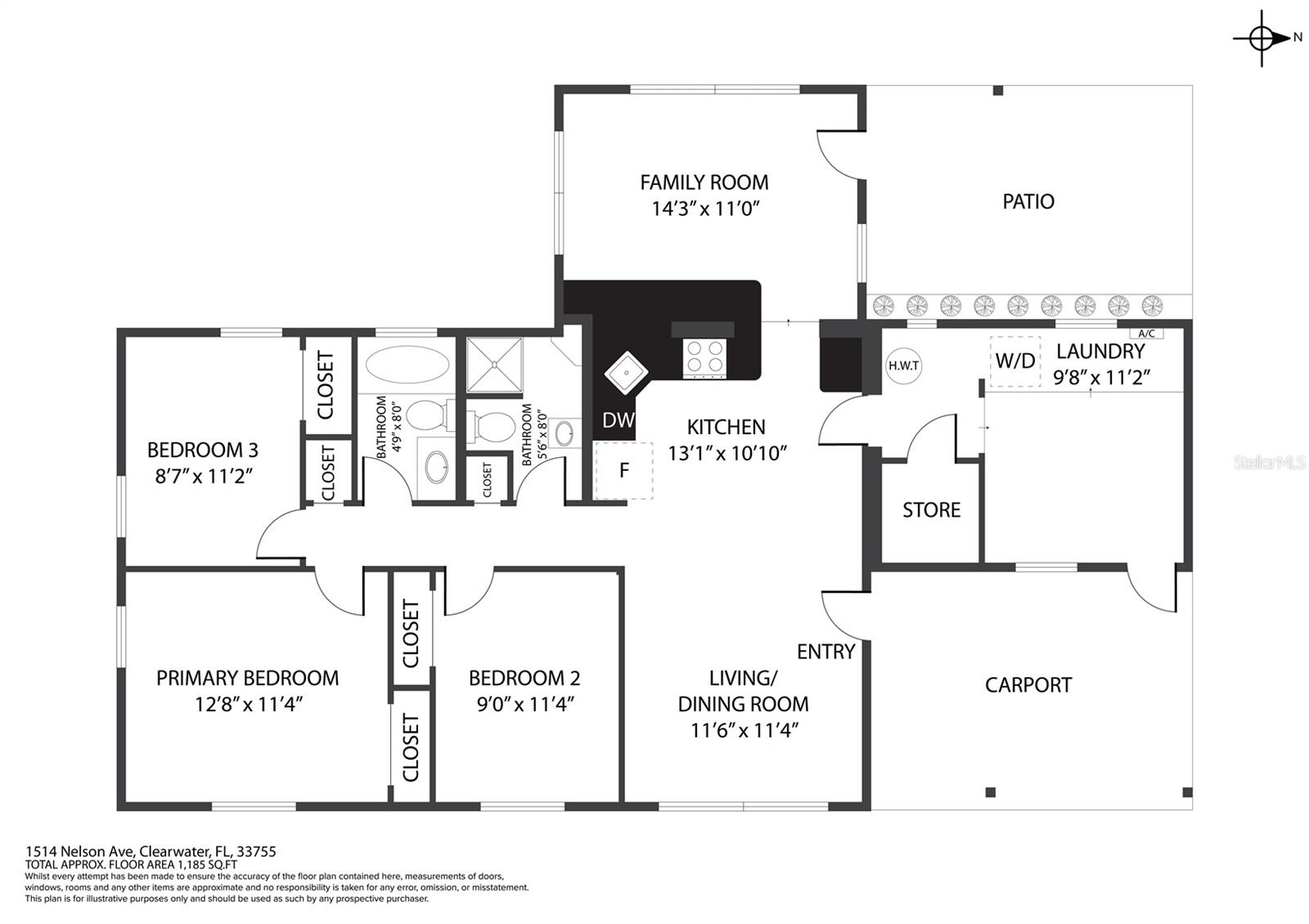 1514 NELSON AVE, CLEARWATER, FL, 33755