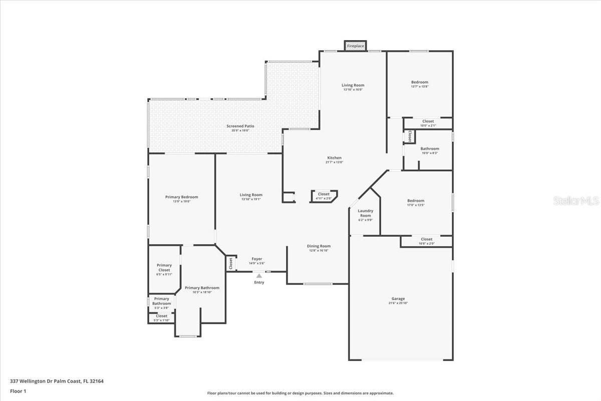 337 WELLINGTON DR, PALM COAST, FL, 32164