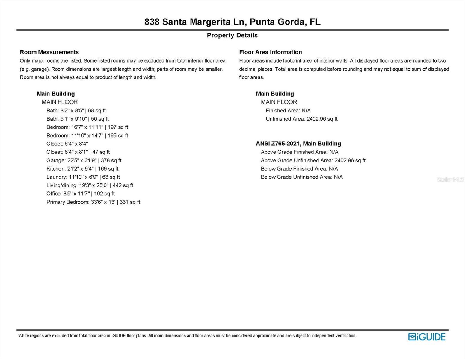 838 SANTA MARGERITA LN, PUNTA GORDA, FL, 33950