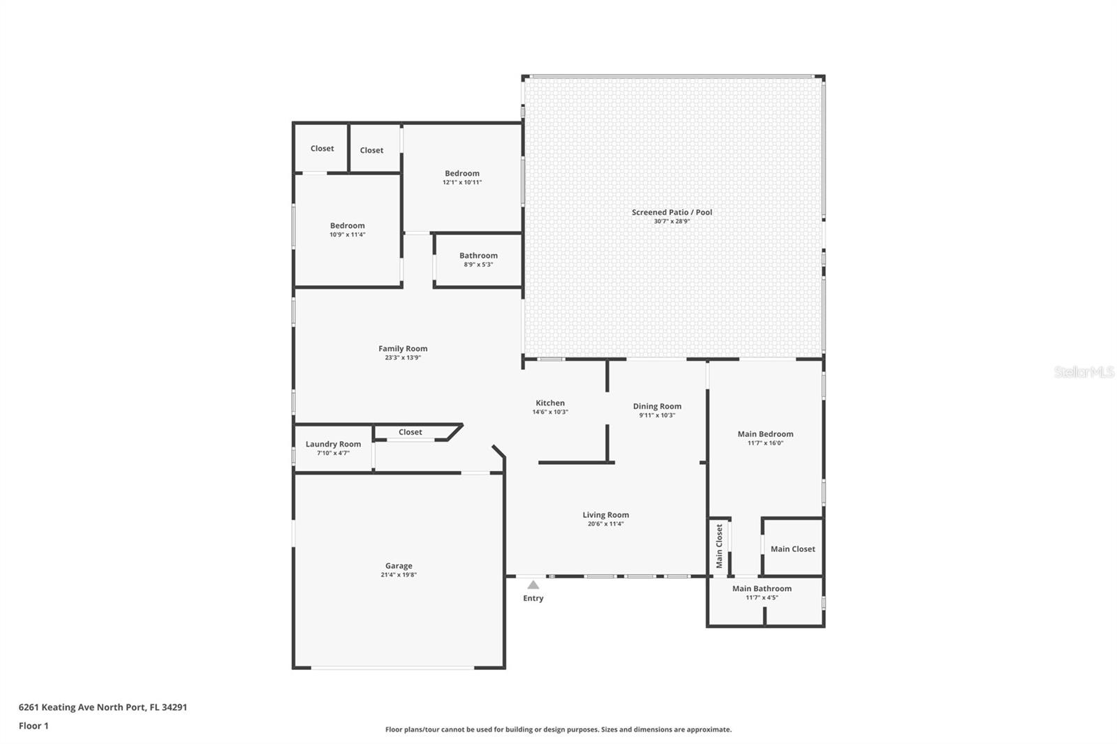 6261 KEATING AVE, NORTH PORT, FL, 34291