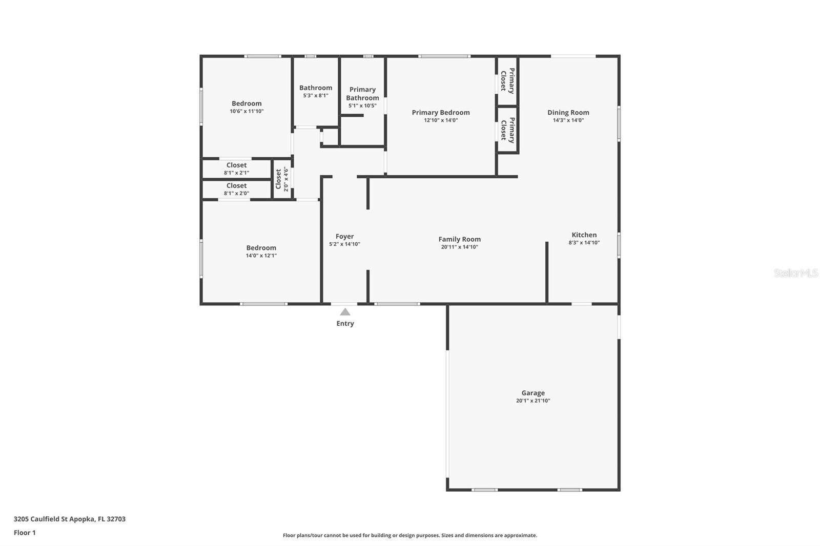 3205 CAULFIELD ST, APOPKA, FL, 32703