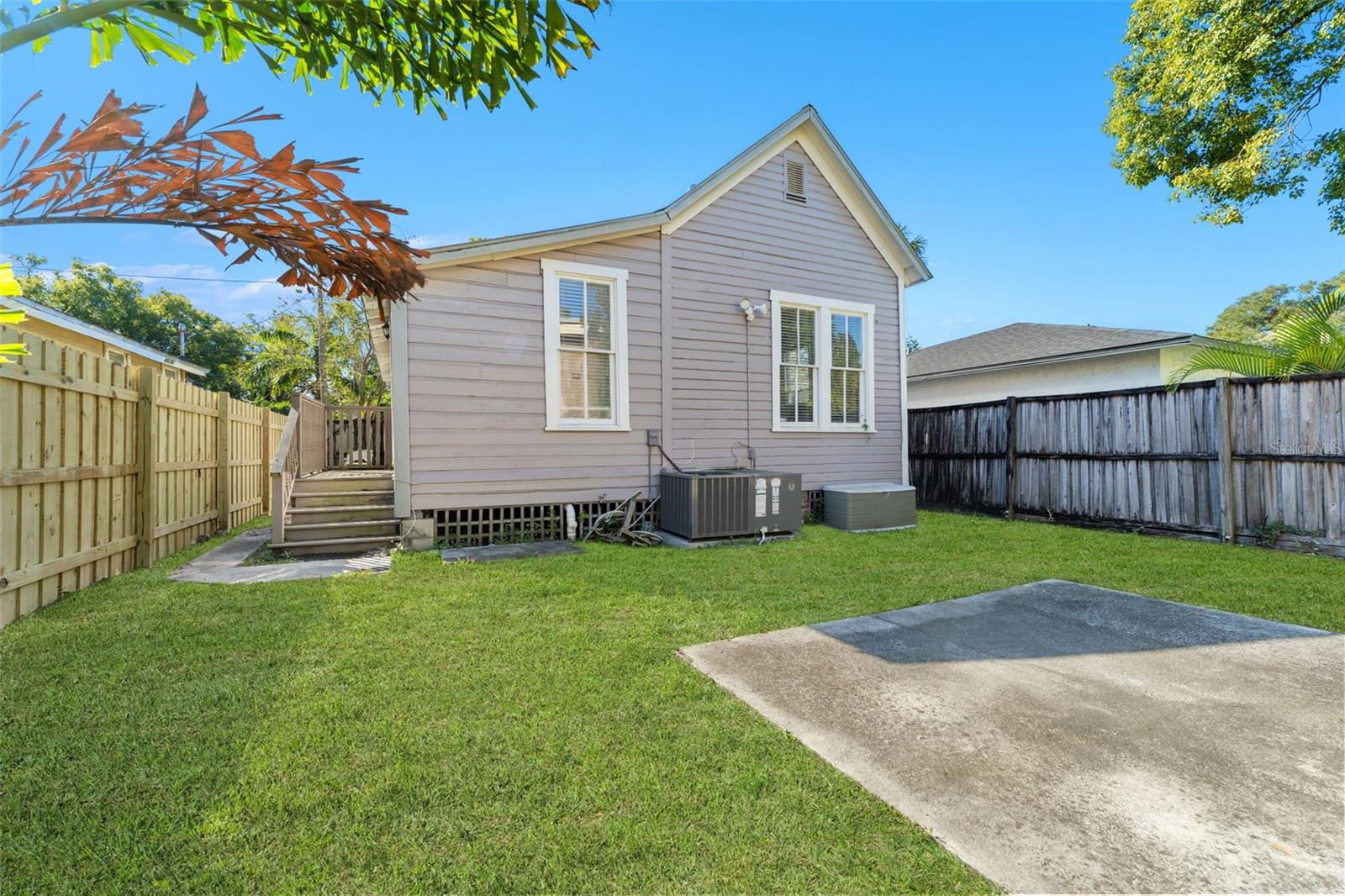 Privately Fenced Backyard 3