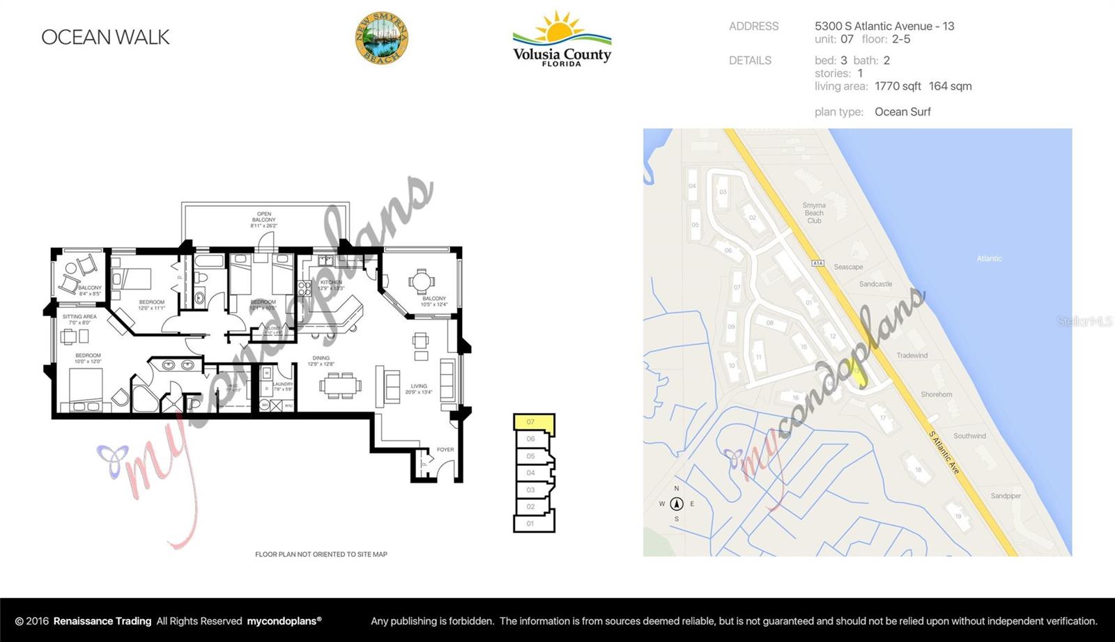 5300 S ATLANTIC AVE #13307, NEW SMYRNA BEACH, FL, 32169