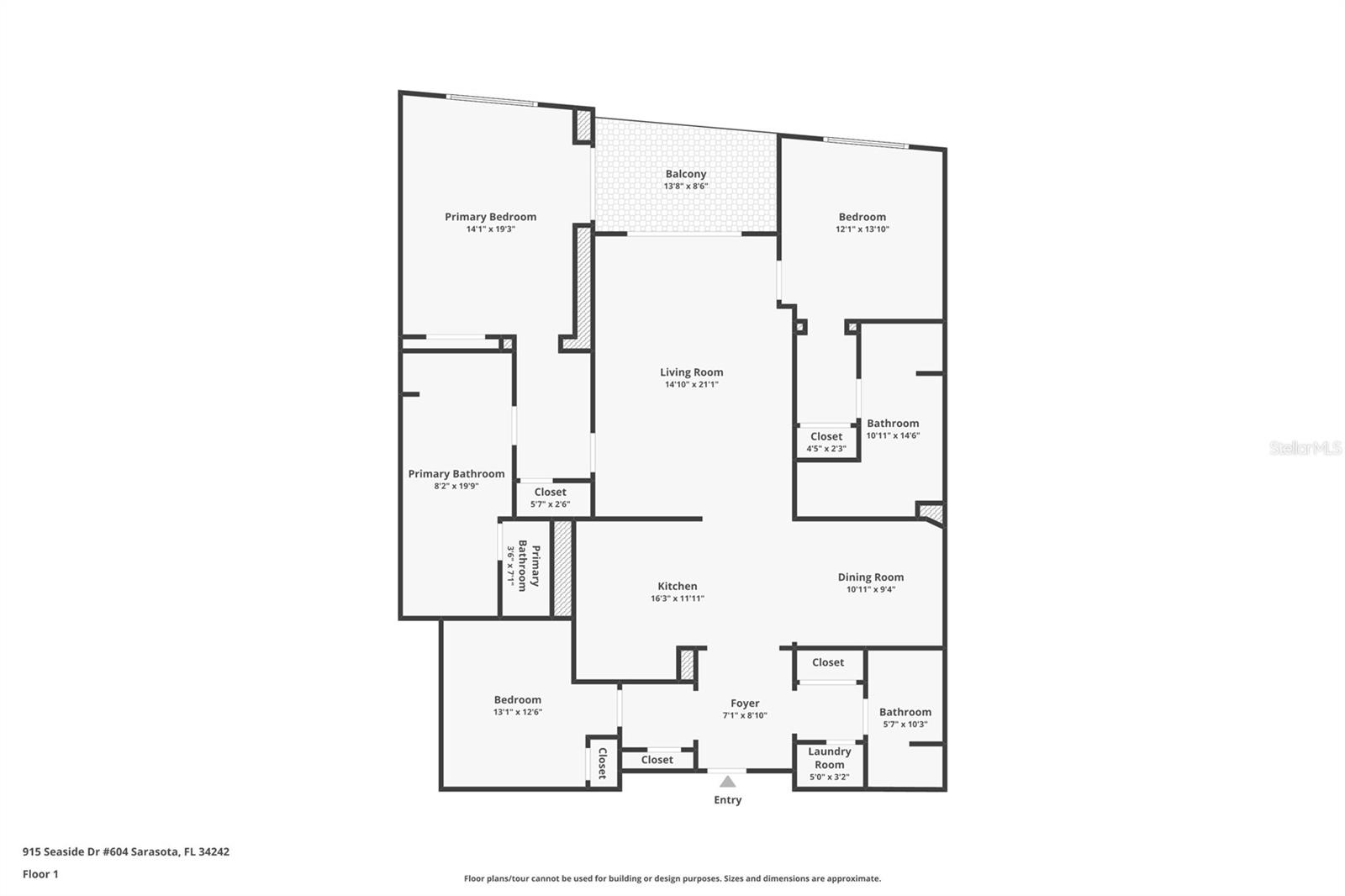 915 SEASIDE DR #604, SARASOTA, FL, 34242