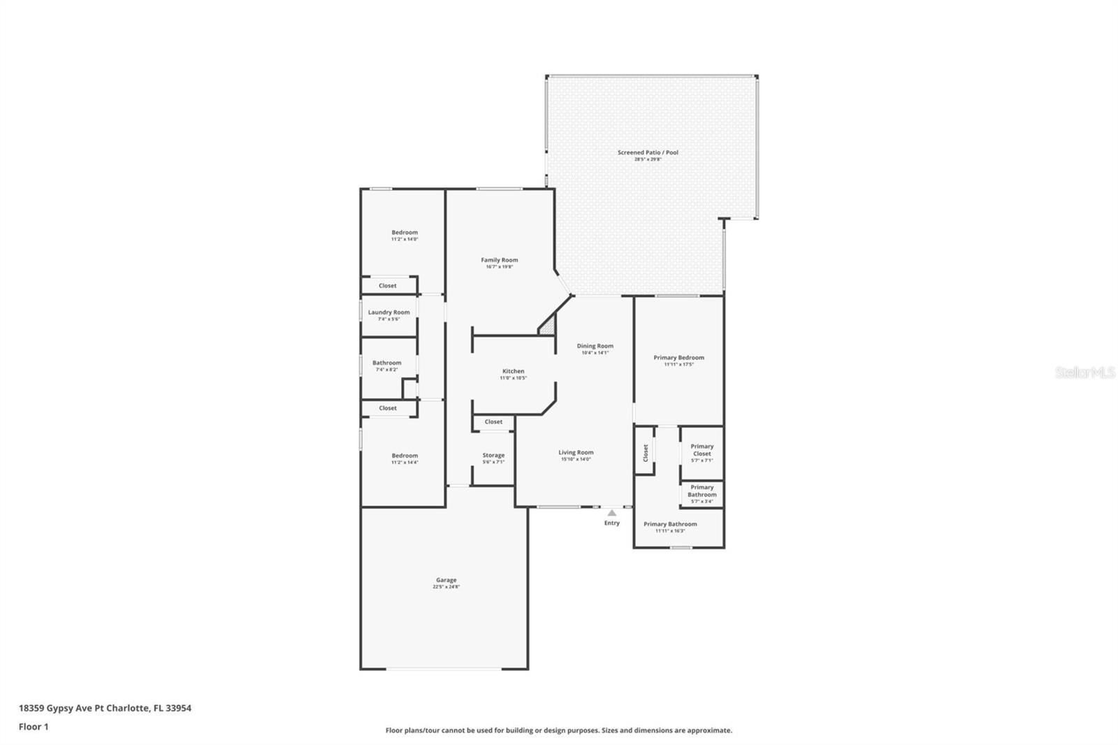 18359 GYPSY AVE, PORT CHARLOTTE, FL, 33954