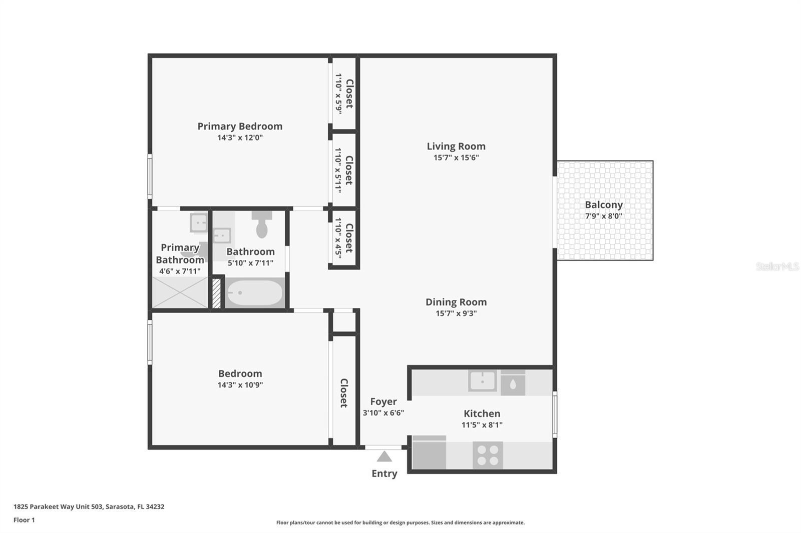 1825 PARAKEET WAY #503, SARASOTA, FL, 34232