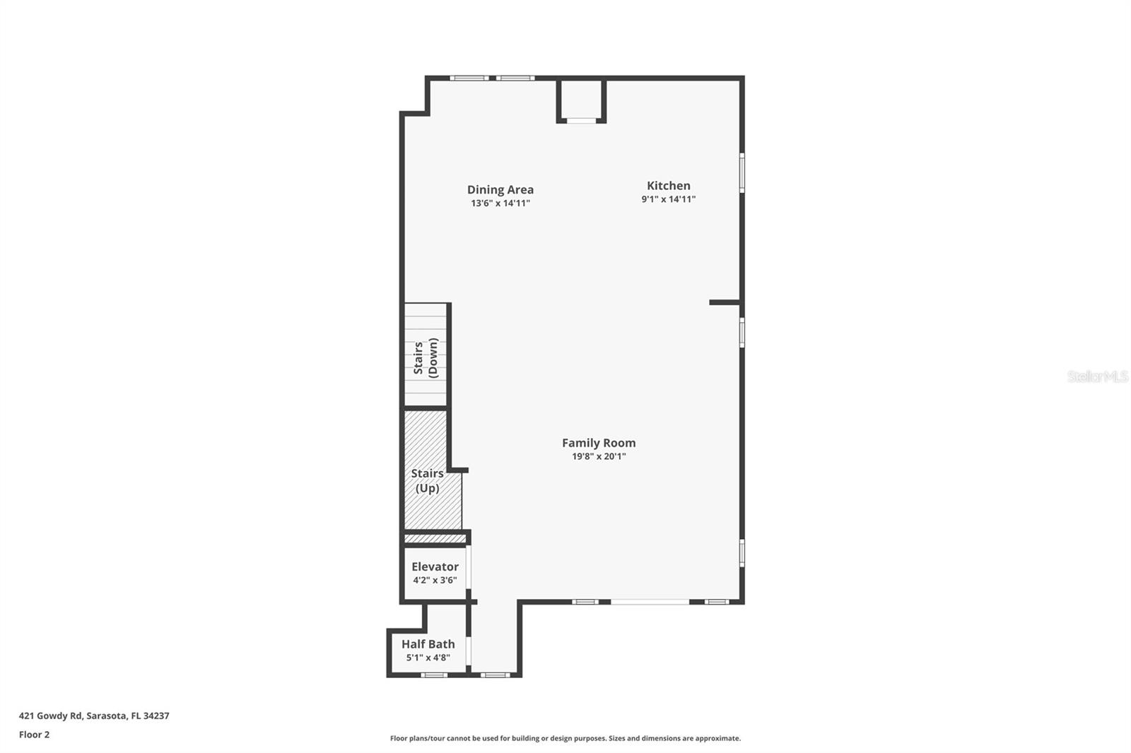 421 GOWDY RD, SARASOTA, FL, 34237