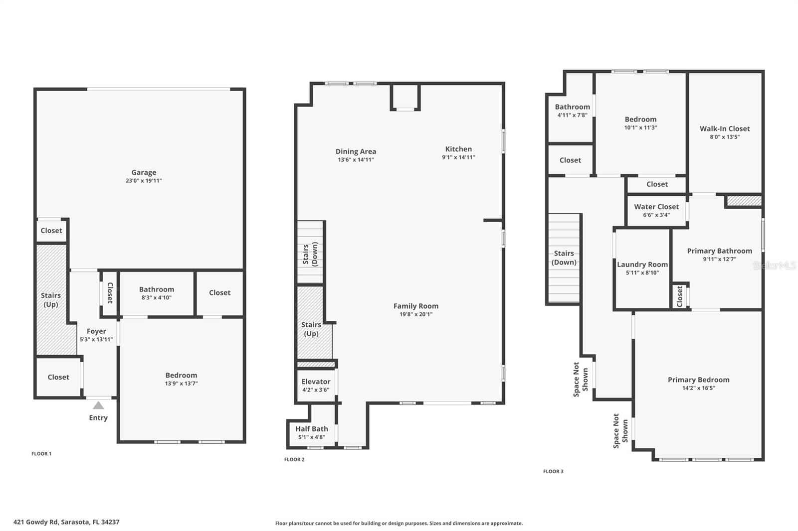 421 GOWDY RD, SARASOTA, FL, 34237