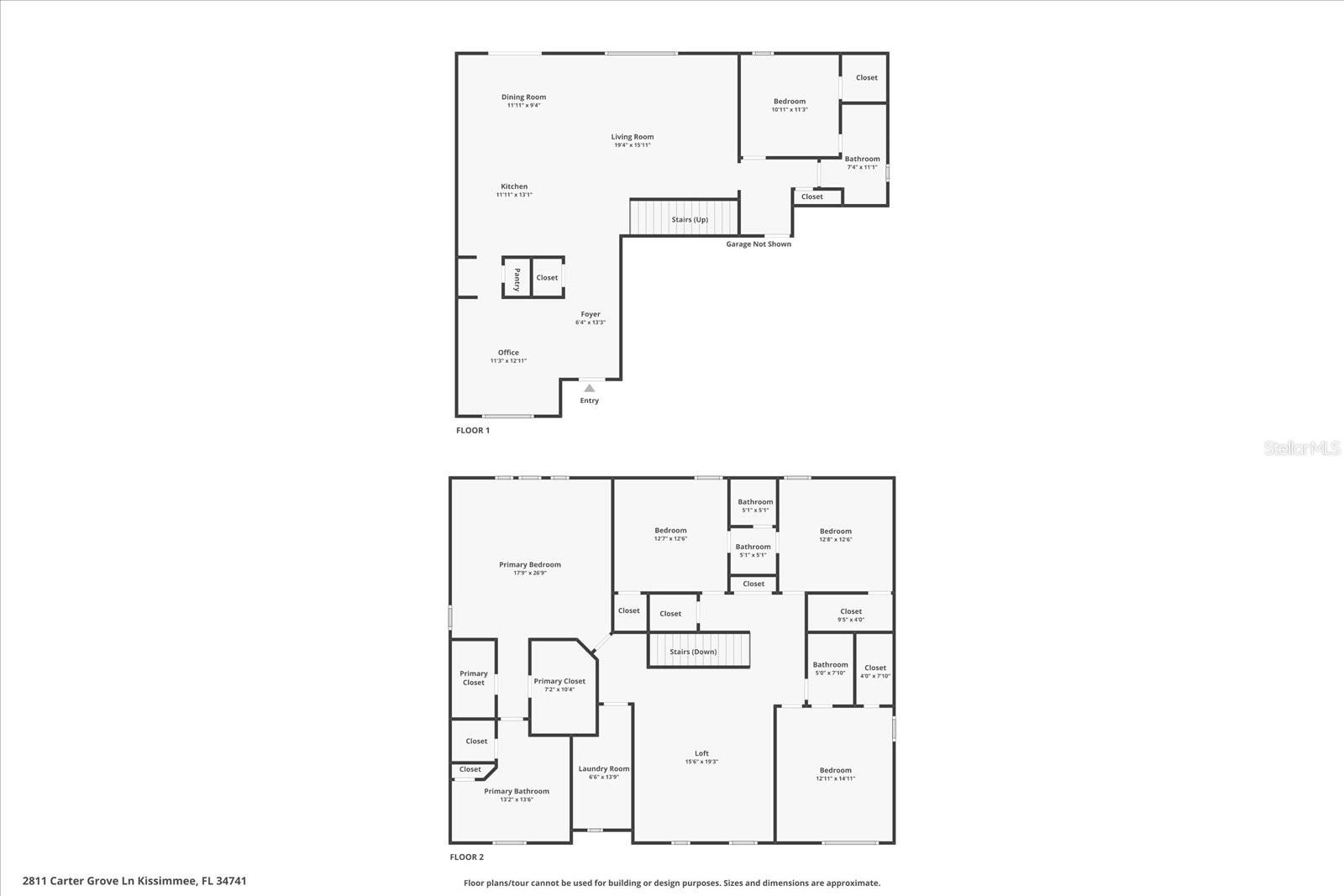 2811 CARTER GROVE LN, KISSIMMEE, FL, 34741