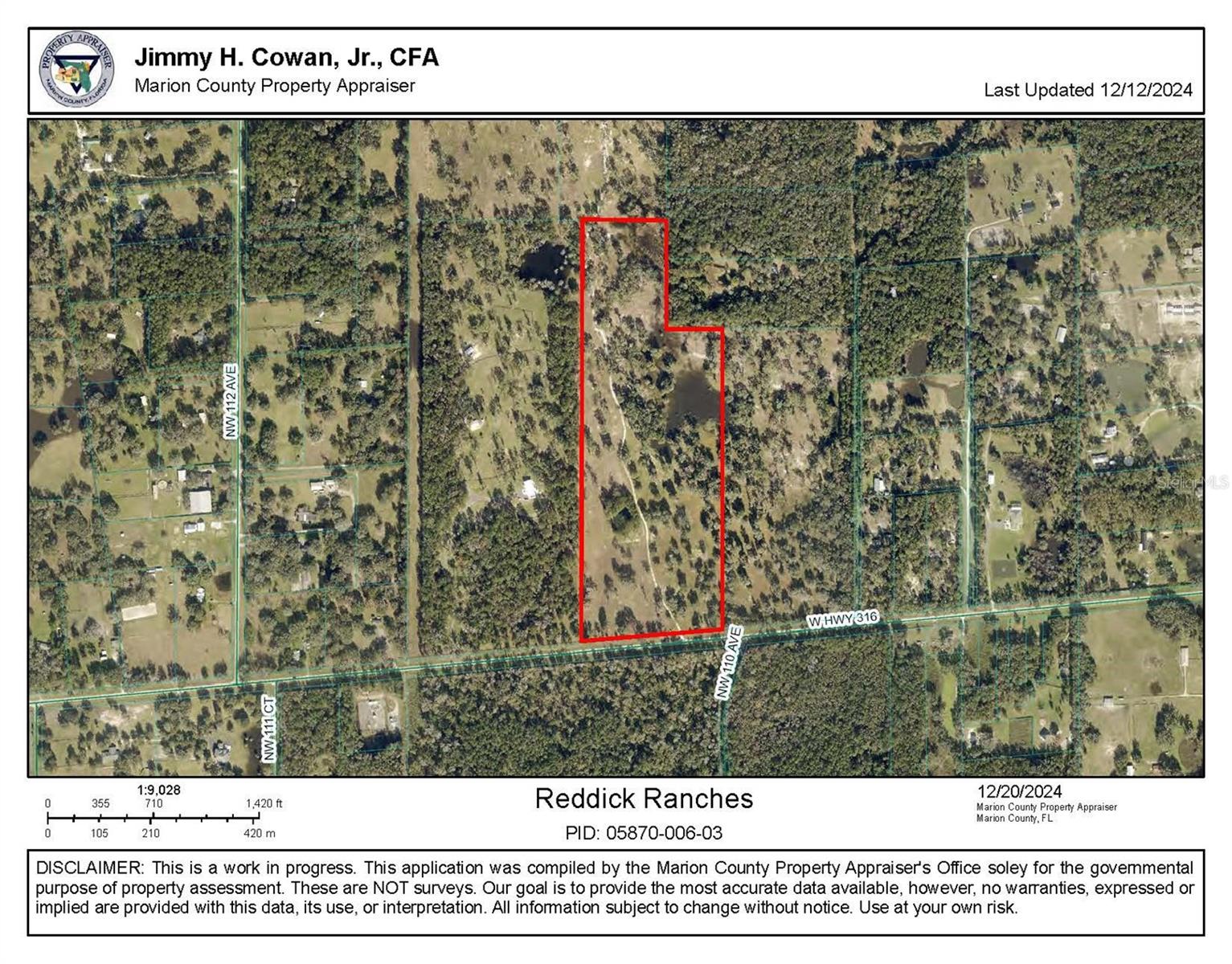 TBD W. HWY 316, REDDICK, FL, 32686