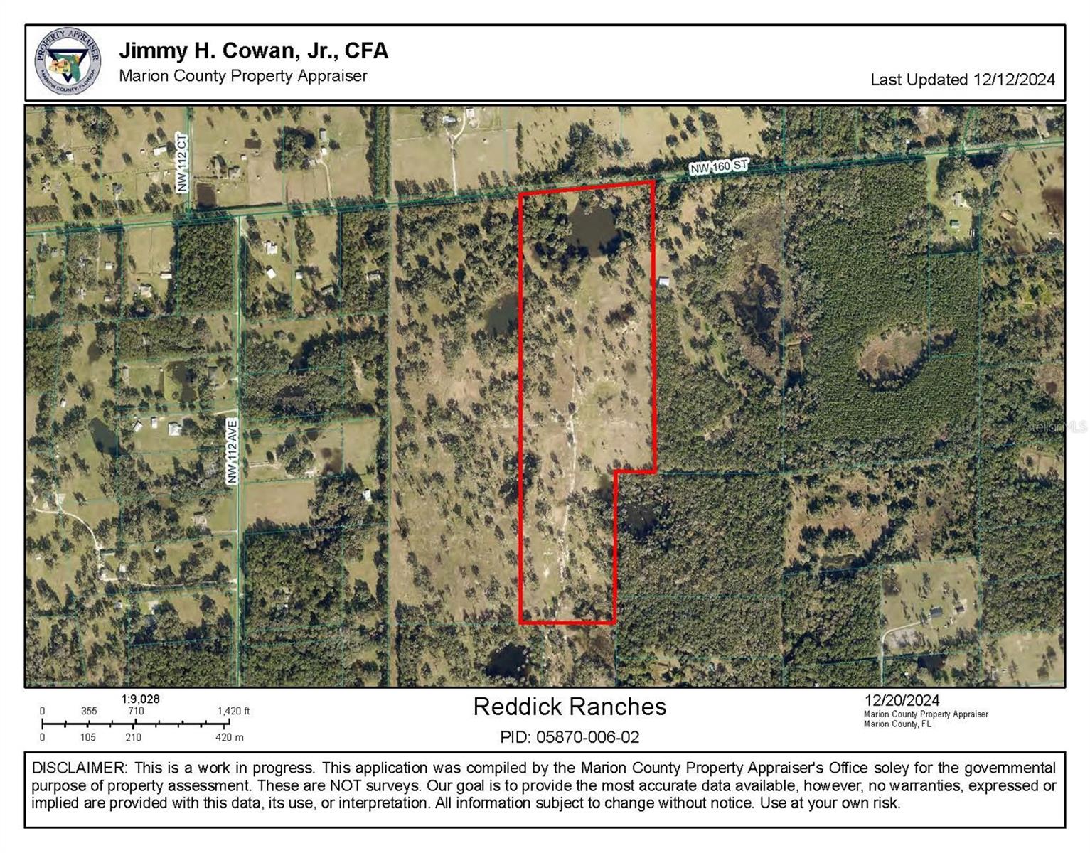 TBD NW 160TH STREET, REDDICK, FL, 32686