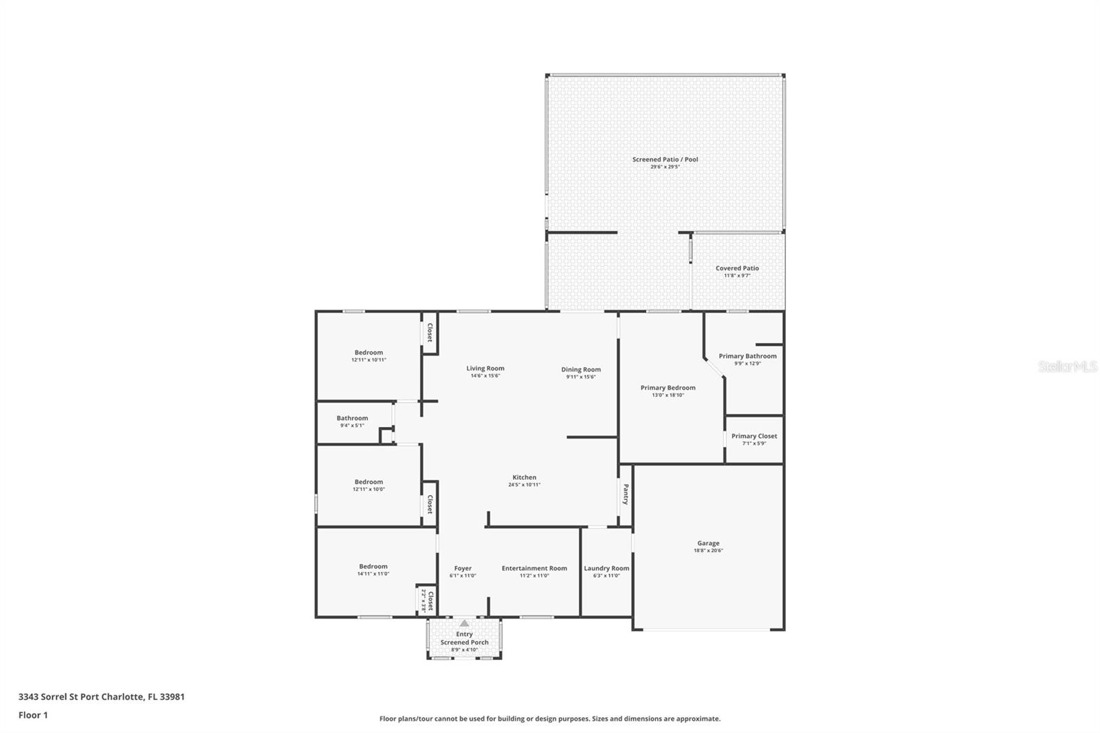 3343 SORREL ST, PORT CHARLOTTE, FL, 33981
