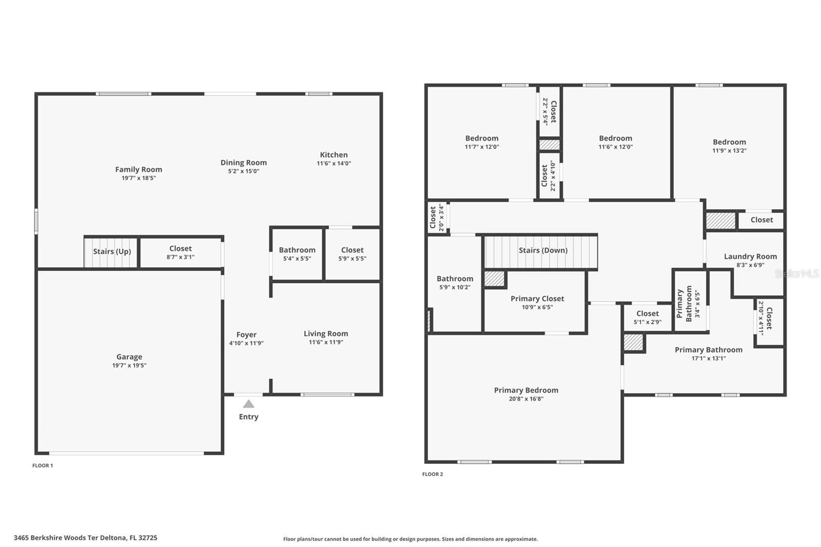 3465 BERKSHIRE WOODS TER, DELTONA, FL, 32725