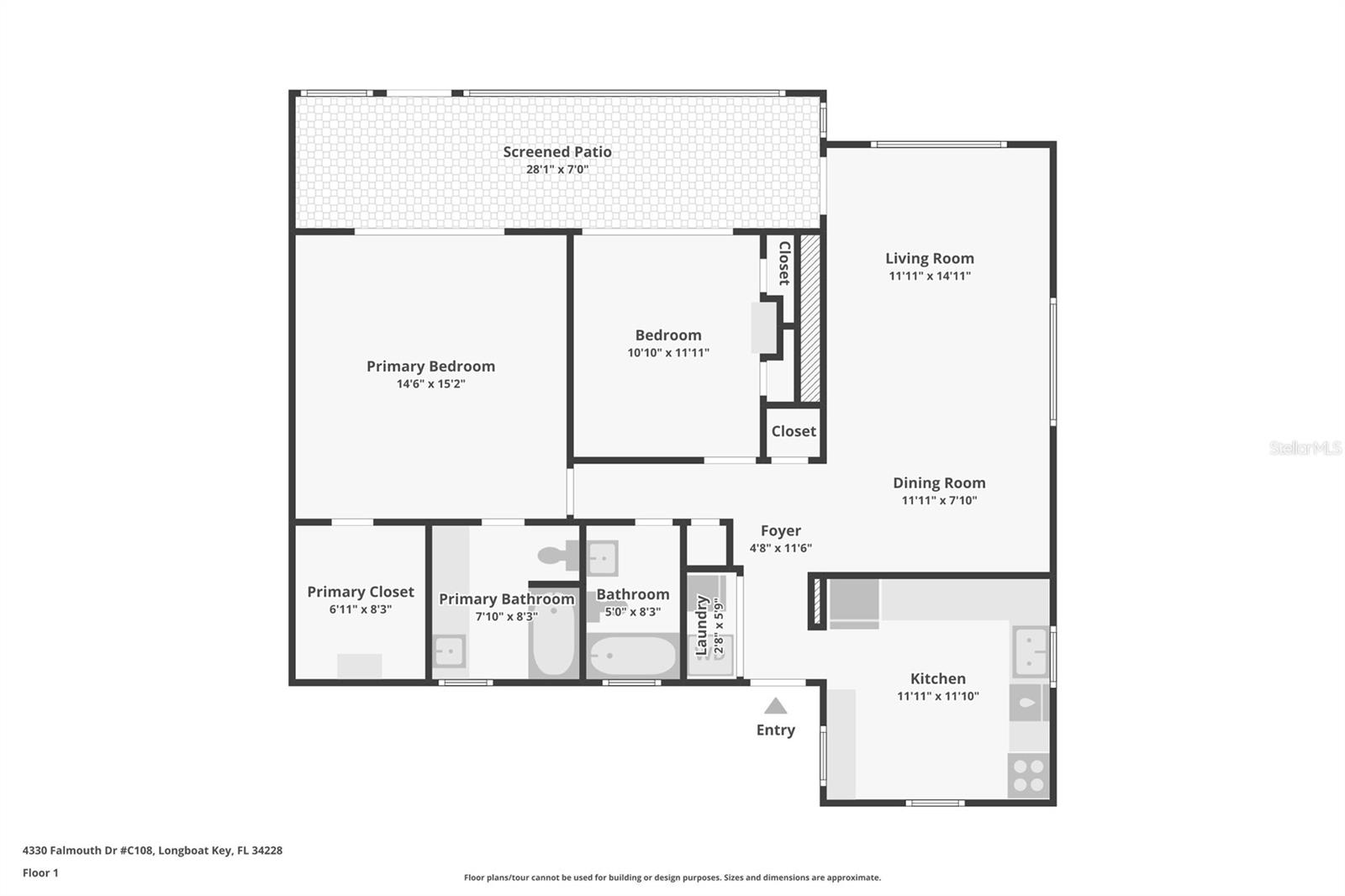 4330 FALMOUTH DR #108, LONGBOAT KEY, FL, 34228