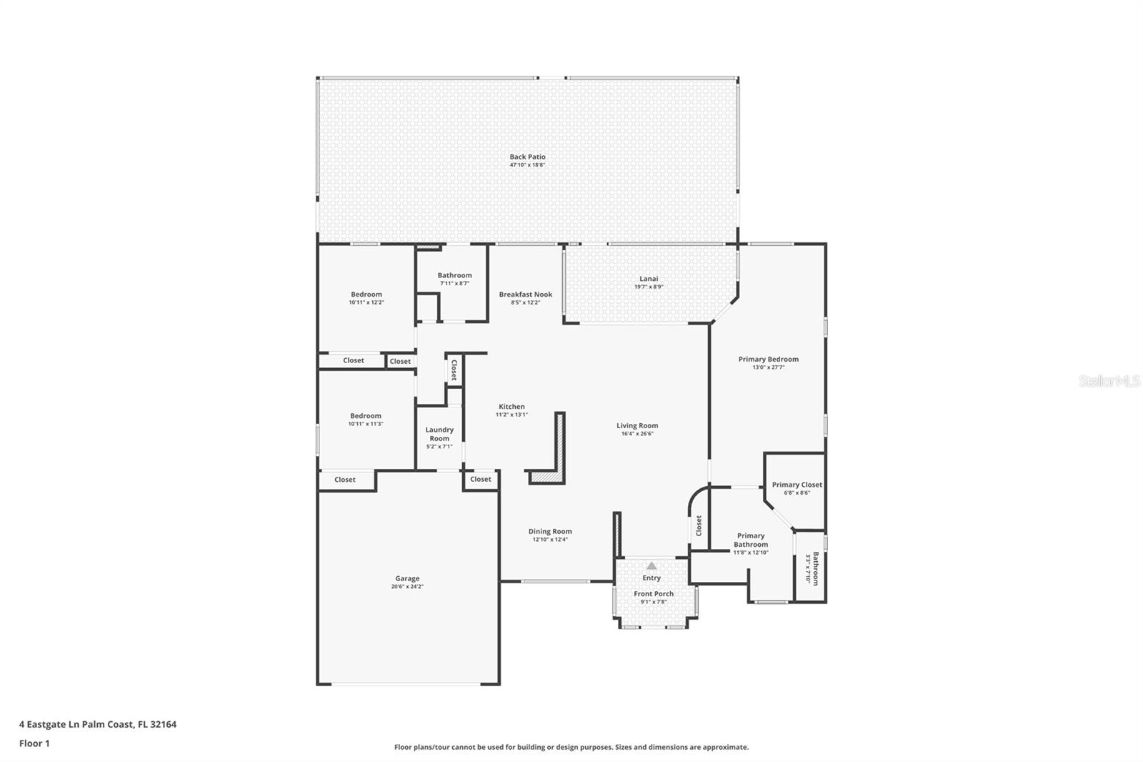4 EASTGATE LN, PALM COAST, FL, 32164