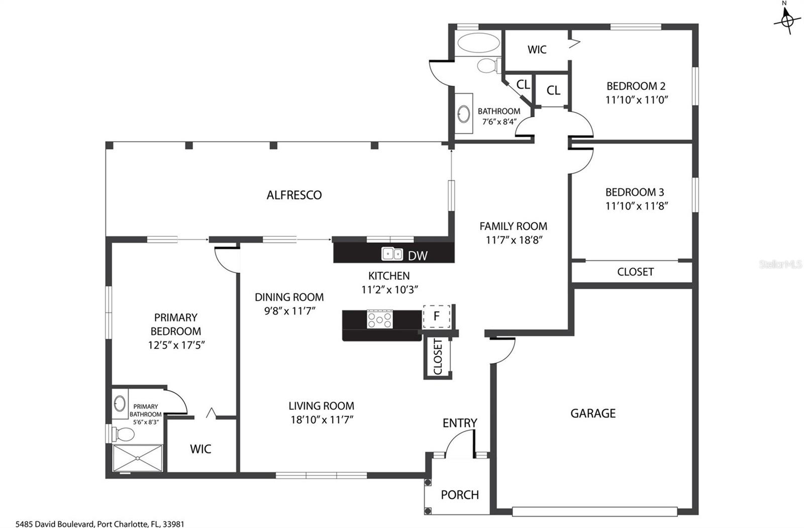 5485 DAVID BLVD, PORT CHARLOTTE, FL, 33981