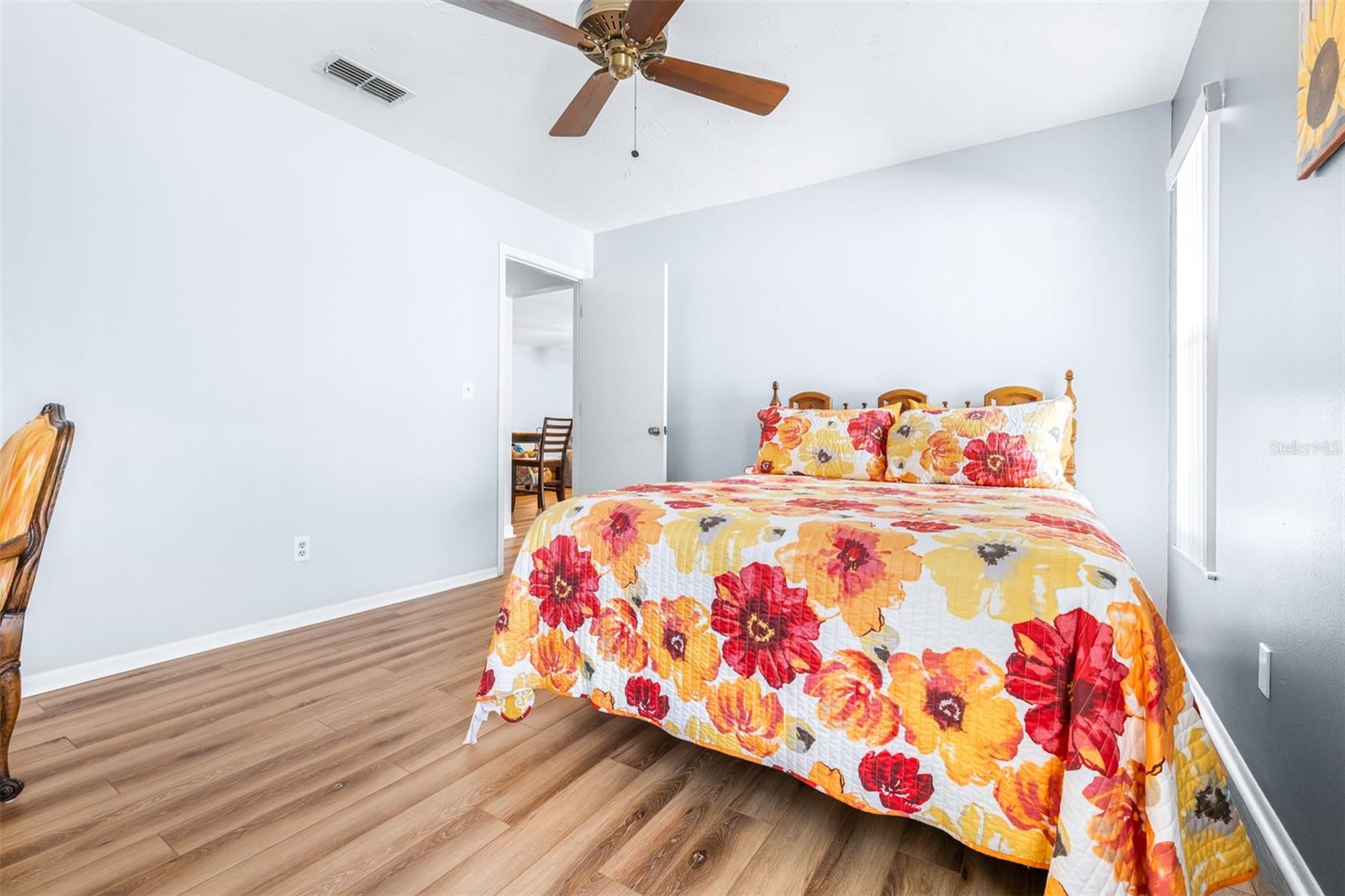 Huge walk in closet in guest room