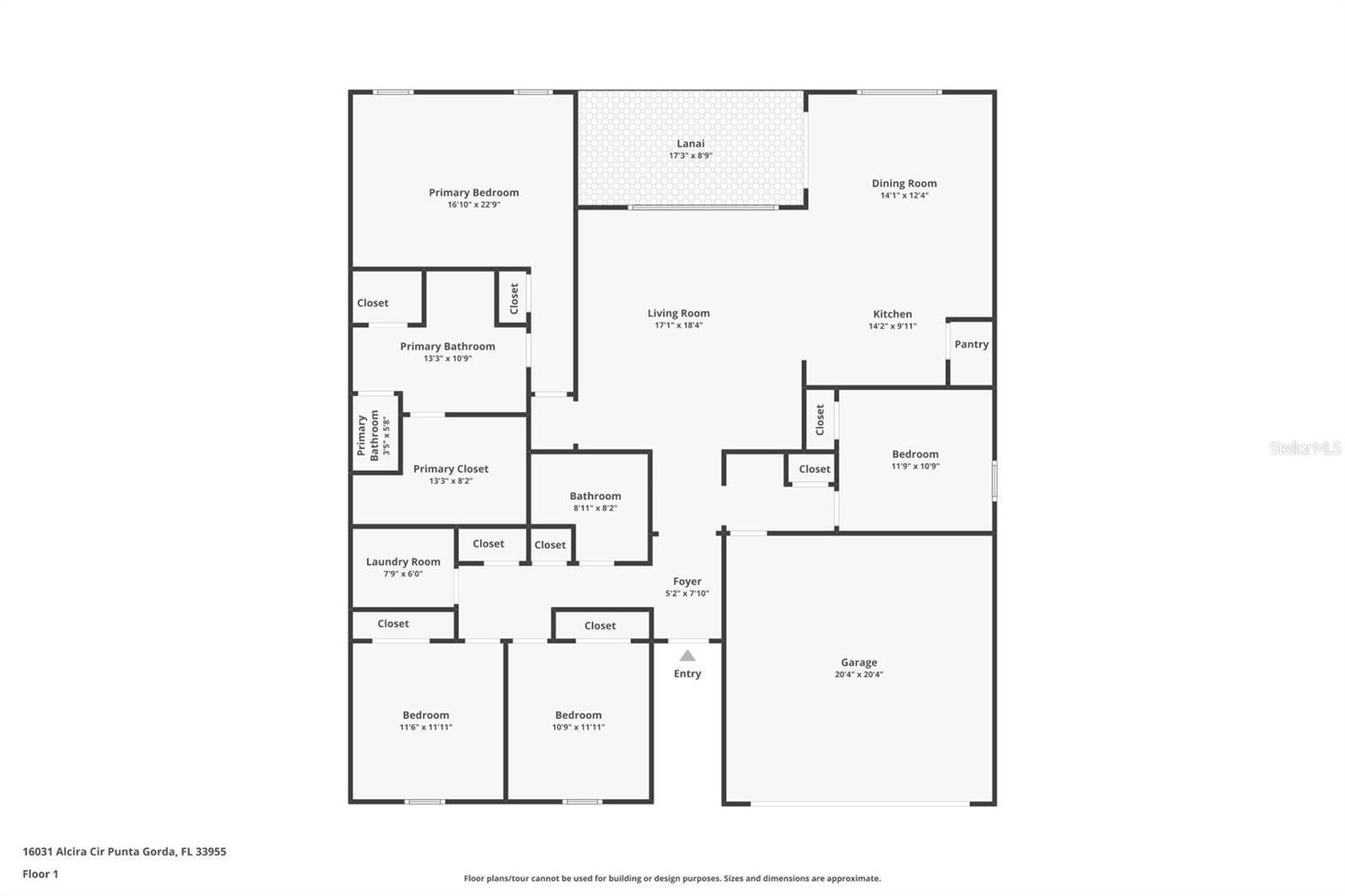 16031 ALCIRA CIR, PUNTA GORDA, FL, 33955