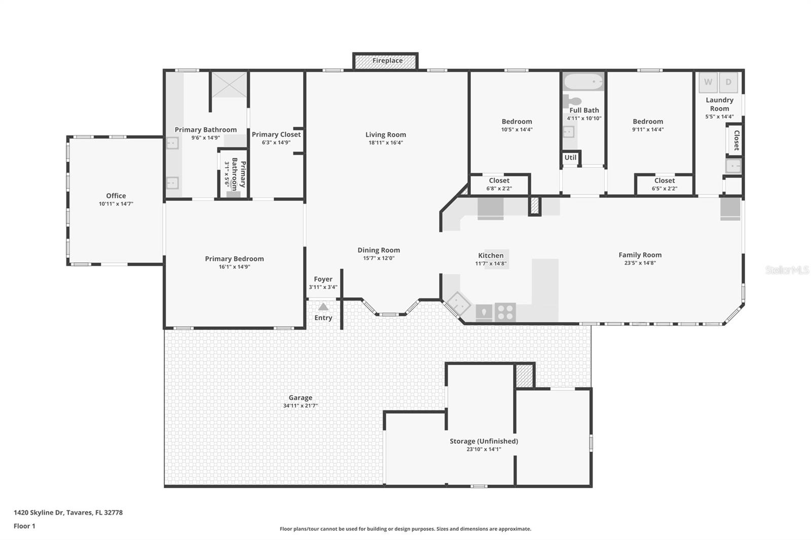 1420 SKYLINE DR, TAVARES, FL, 32778