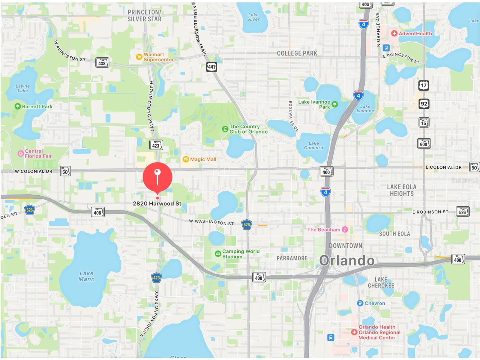2820 W HARWOOD ST, ORLANDO, FL, 32805