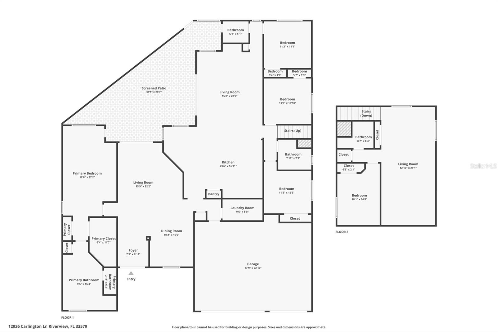 12926 CARLINGTON LN, RIVERVIEW, FL, 33579
