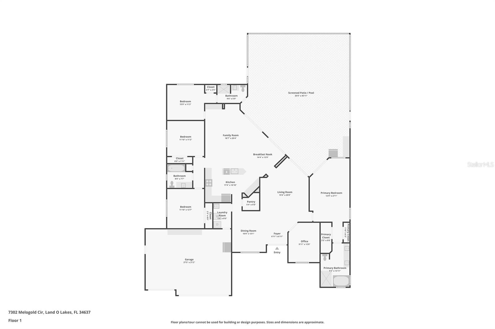 7302 MELOGOLD CIR, LAND O LAKES, FL, 34637