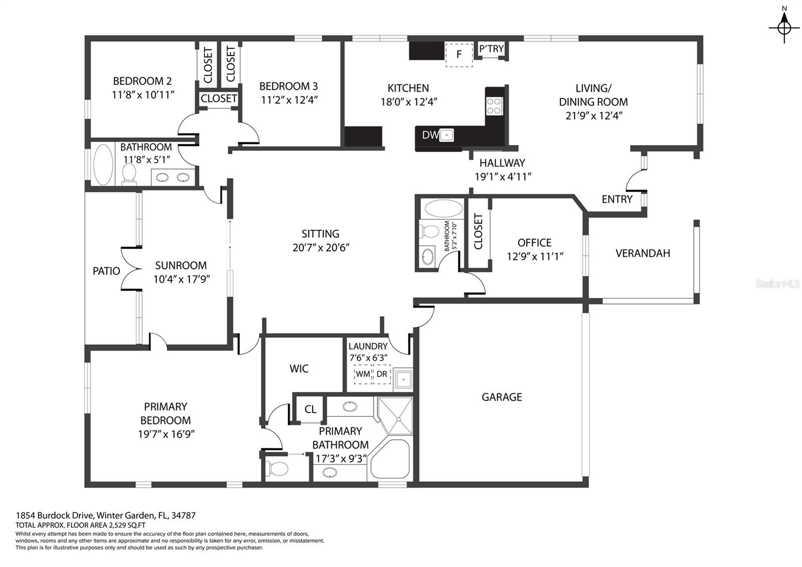 1854 BURDOCK DR, WINTER GARDEN, FL, 34787