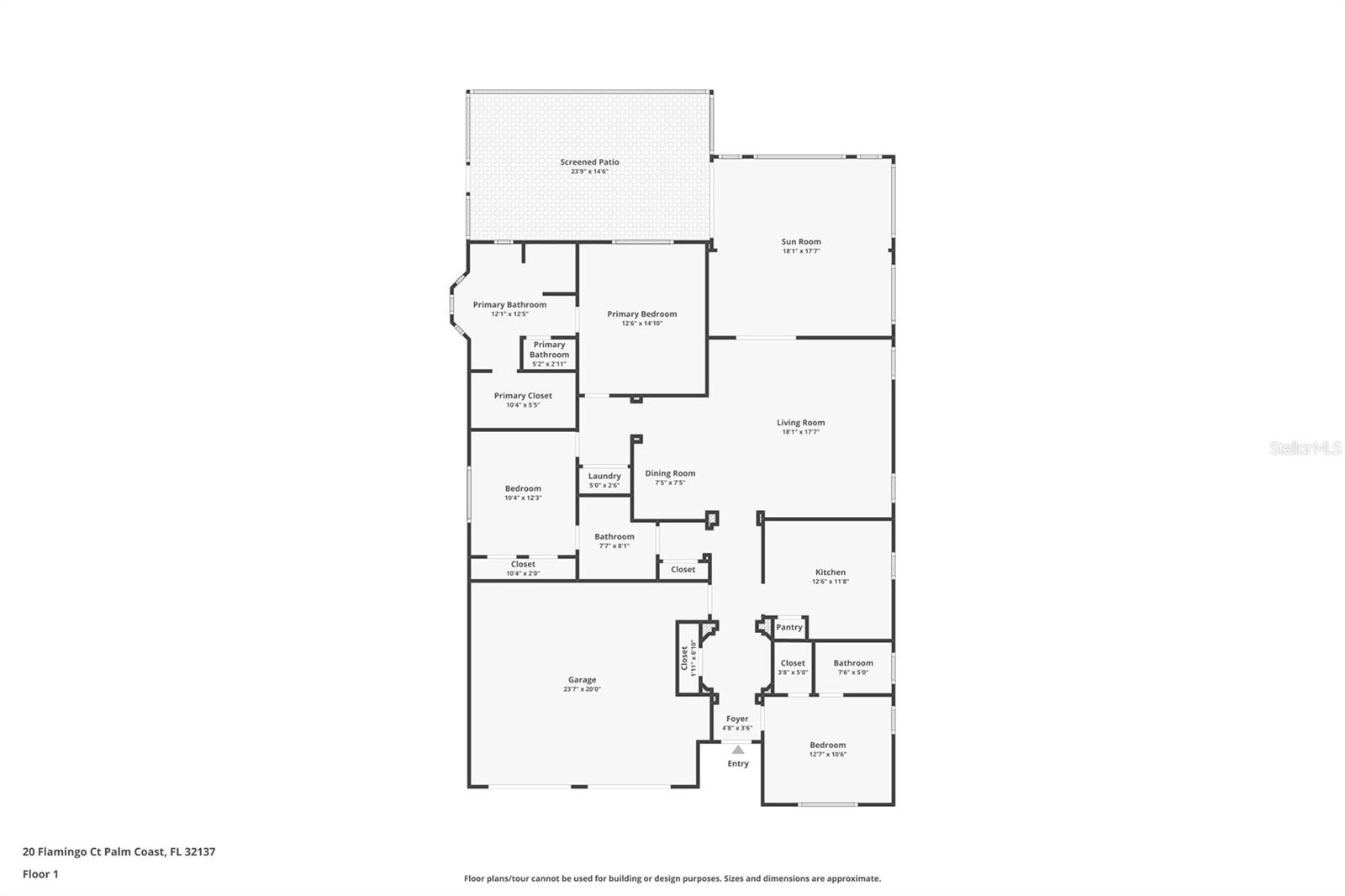 20 FLAMINGO CT, PALM COAST, FL, 32137