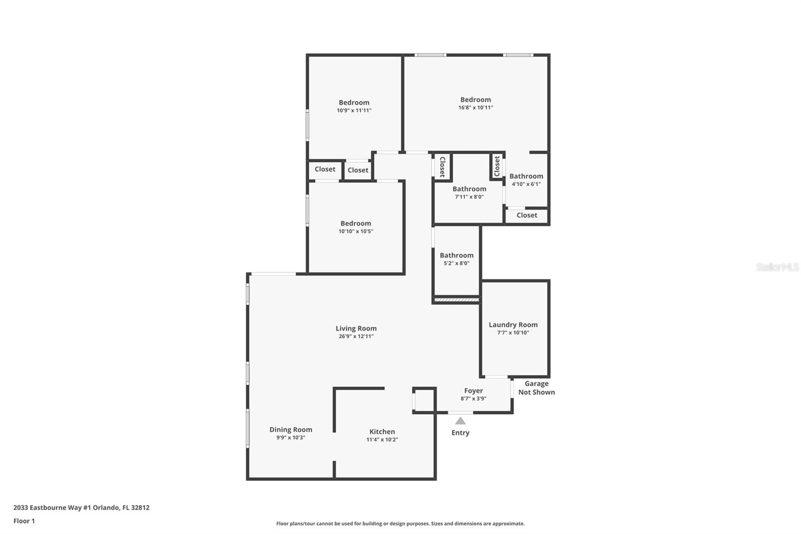 2033 EASTBOURNE WAY #3, ORLANDO, FL, 32812
