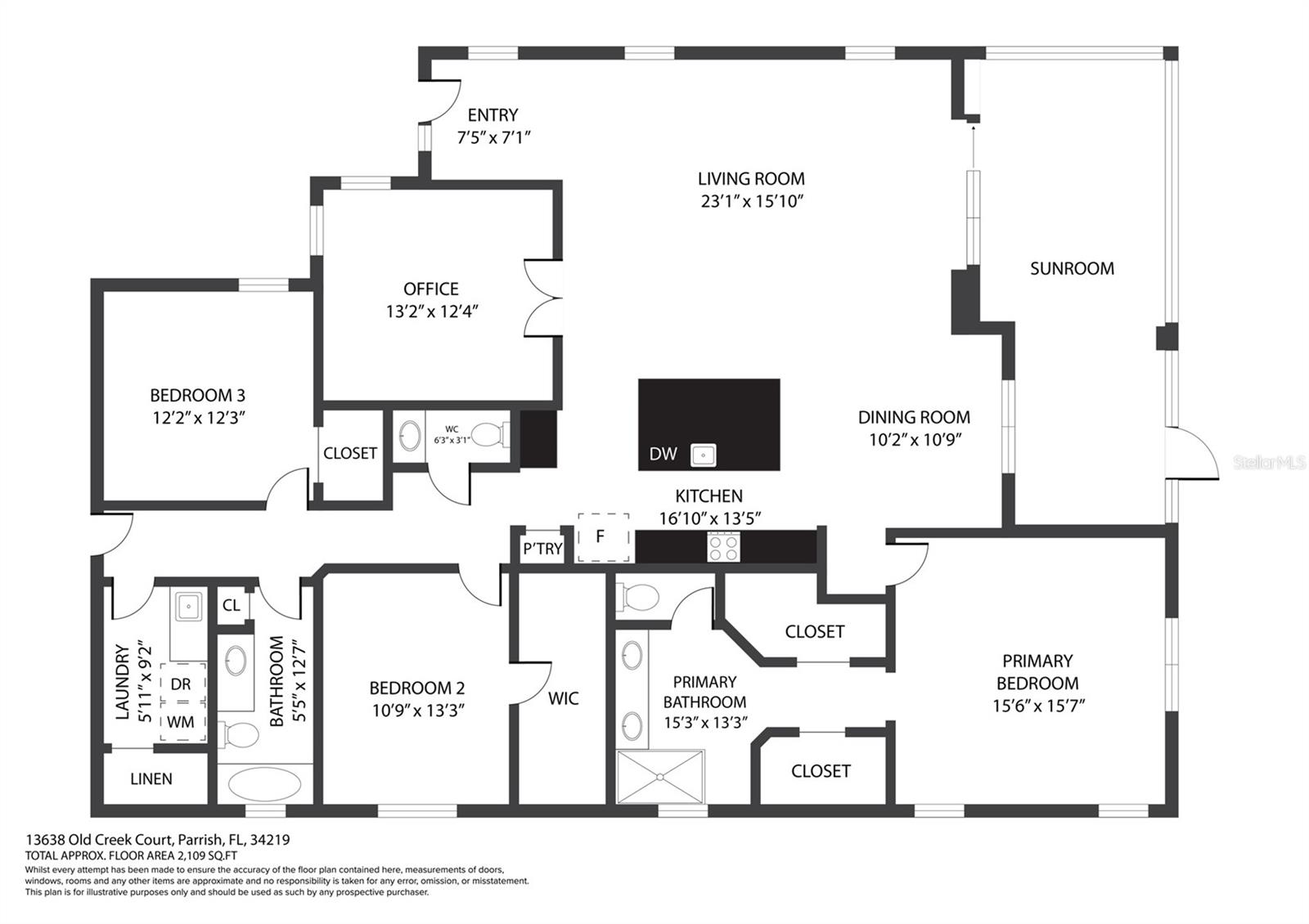13638 OLD CREEK CT, PARRISH, FL, 34219