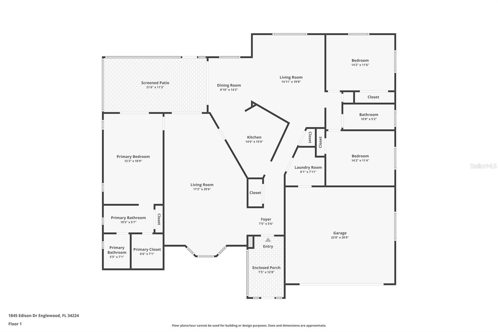 1845 EDISON DR, ENGLEWOOD, FL, 34224