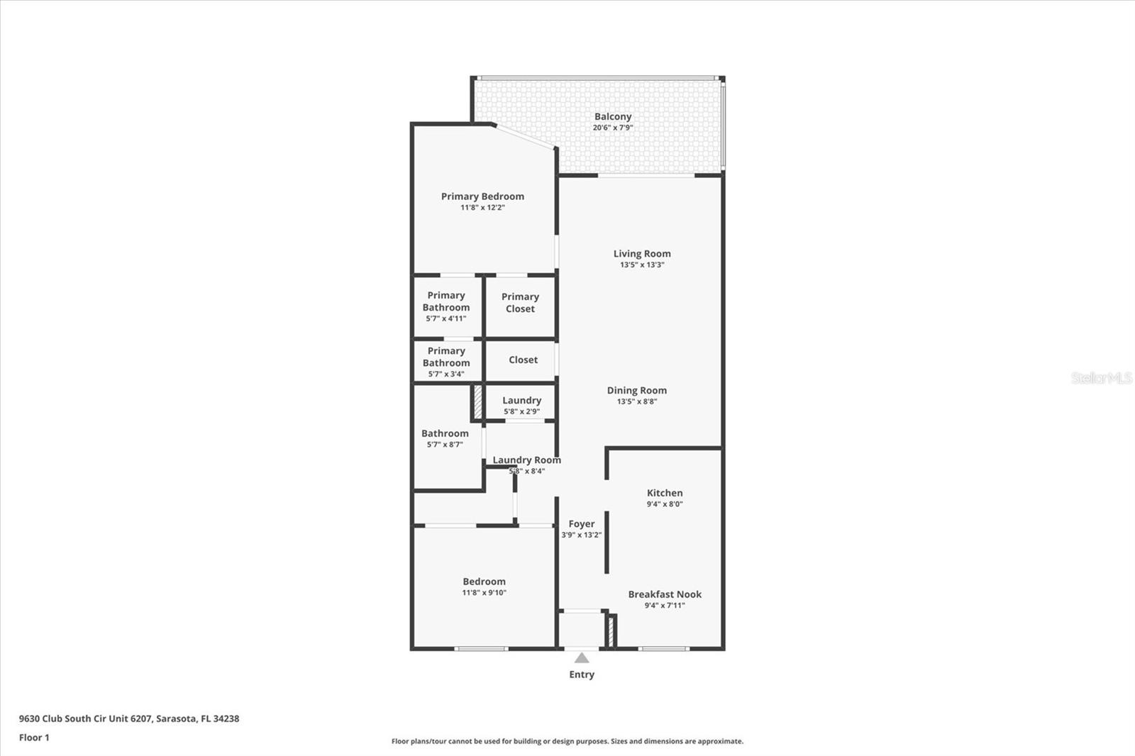 9630 CLUB SOUTH CIR #6207, SARASOTA, FL, 34238