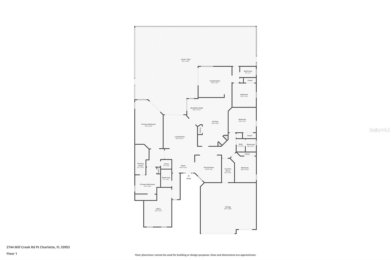 2744 MILL CREEK RD, PORT CHARLOTTE, FL, 33953