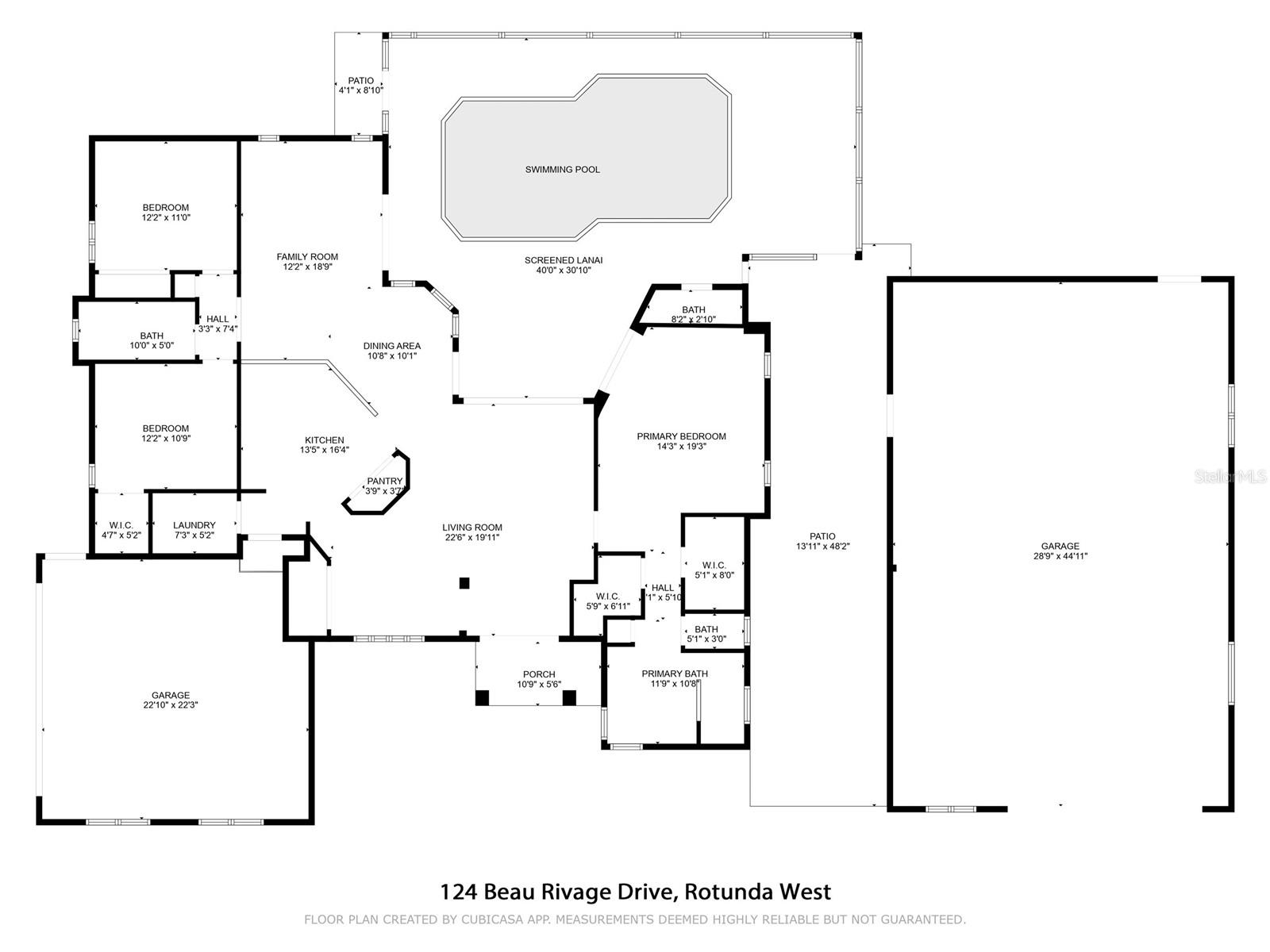 124 BEAU RIVAGE DR, ROTONDA WEST, FL, 33947
