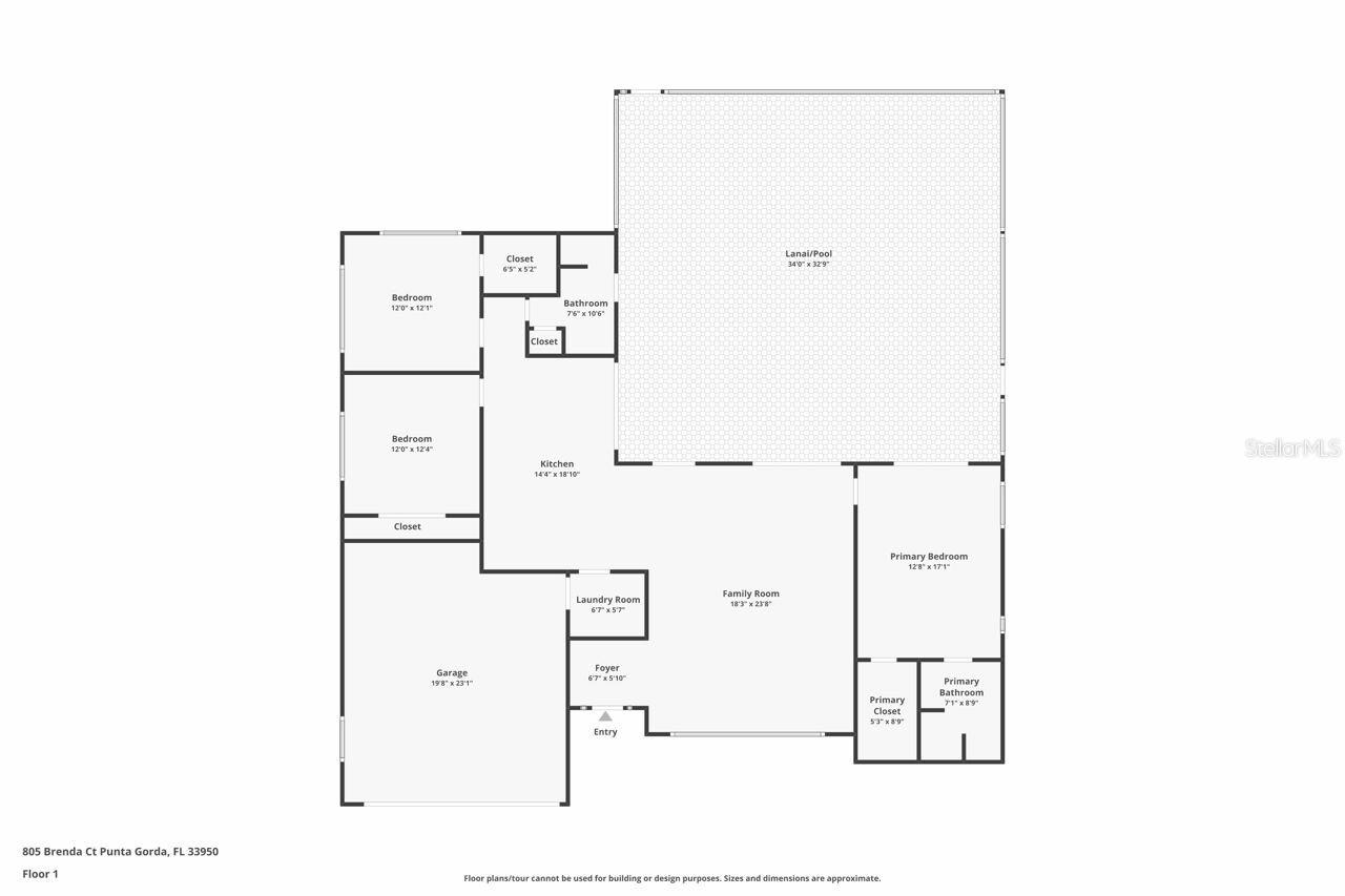 805 BRENDA CT, PUNTA GORDA, FL, 33950