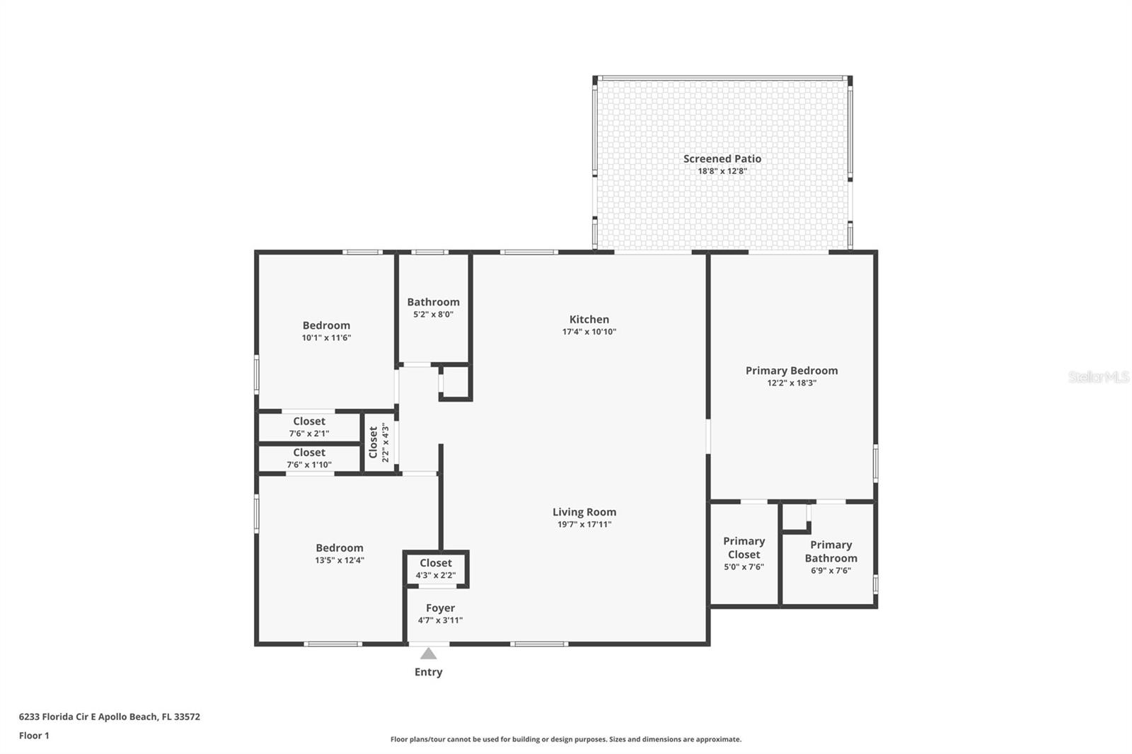 6233 FLORIDA CIR E, APOLLO BEACH, FL, 33572