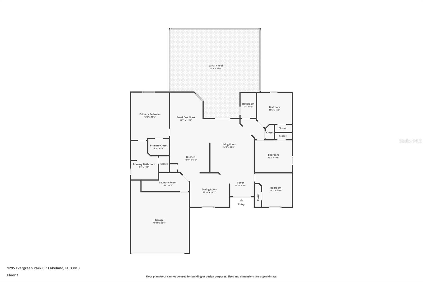 1295 EVERGREEN PARK CIR, LAKELAND, FL, 33813