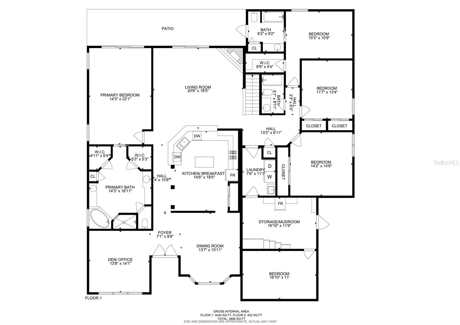 1542 DEERBOURNE DR, WESLEY CHAPEL, FL, 33543