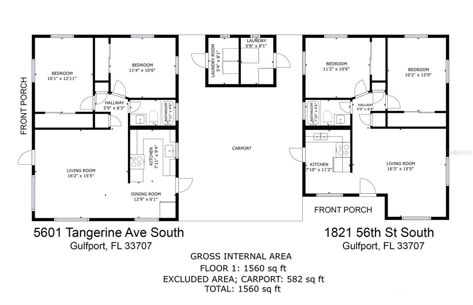 5601 TANGERINE AVE S, GULFPORT, FL, 33707