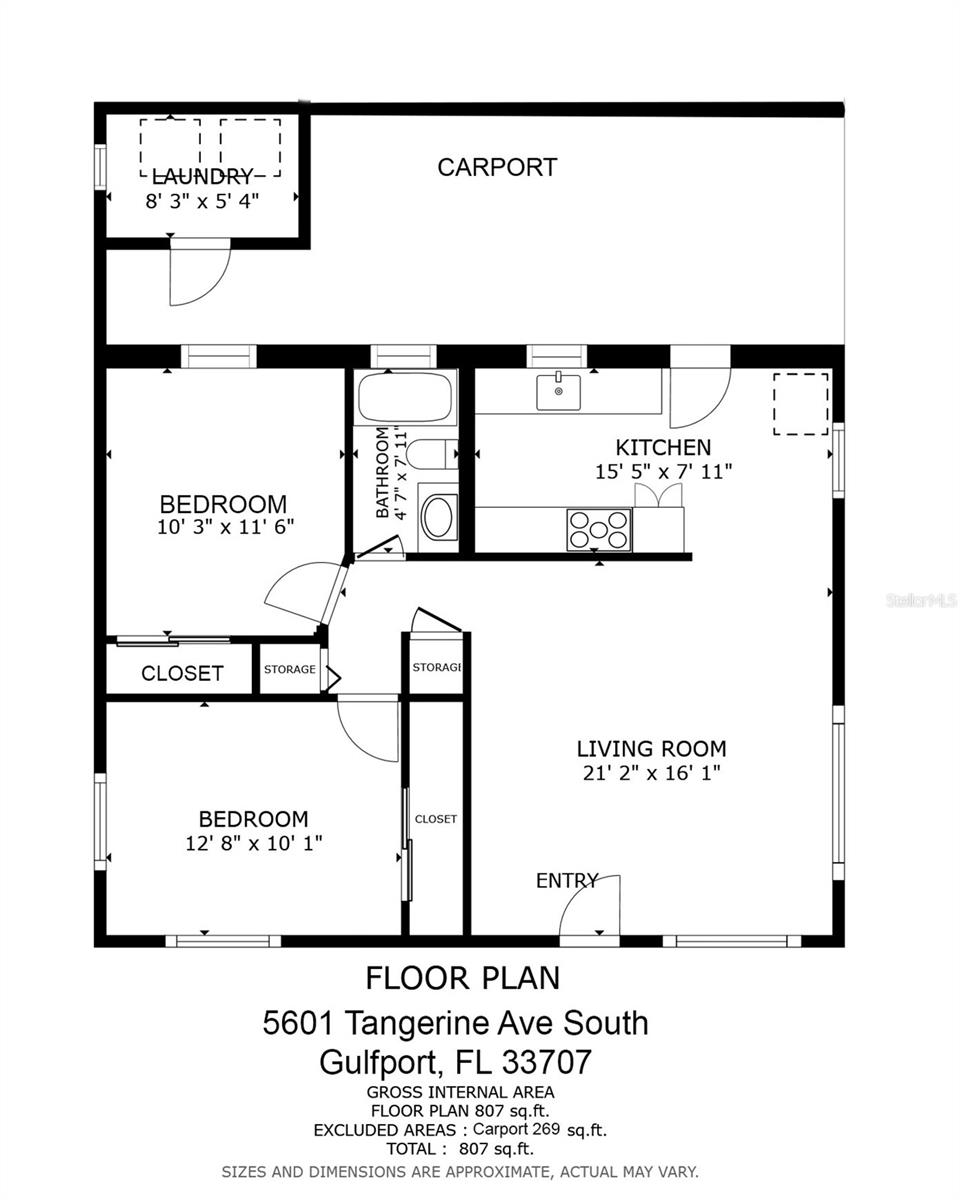 5601 TANGERINE AVE S, GULFPORT, FL, 33707