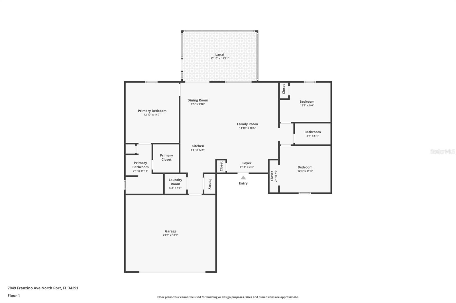 7849 FRANZINO AVE, NORTH PORT, FL, 34291