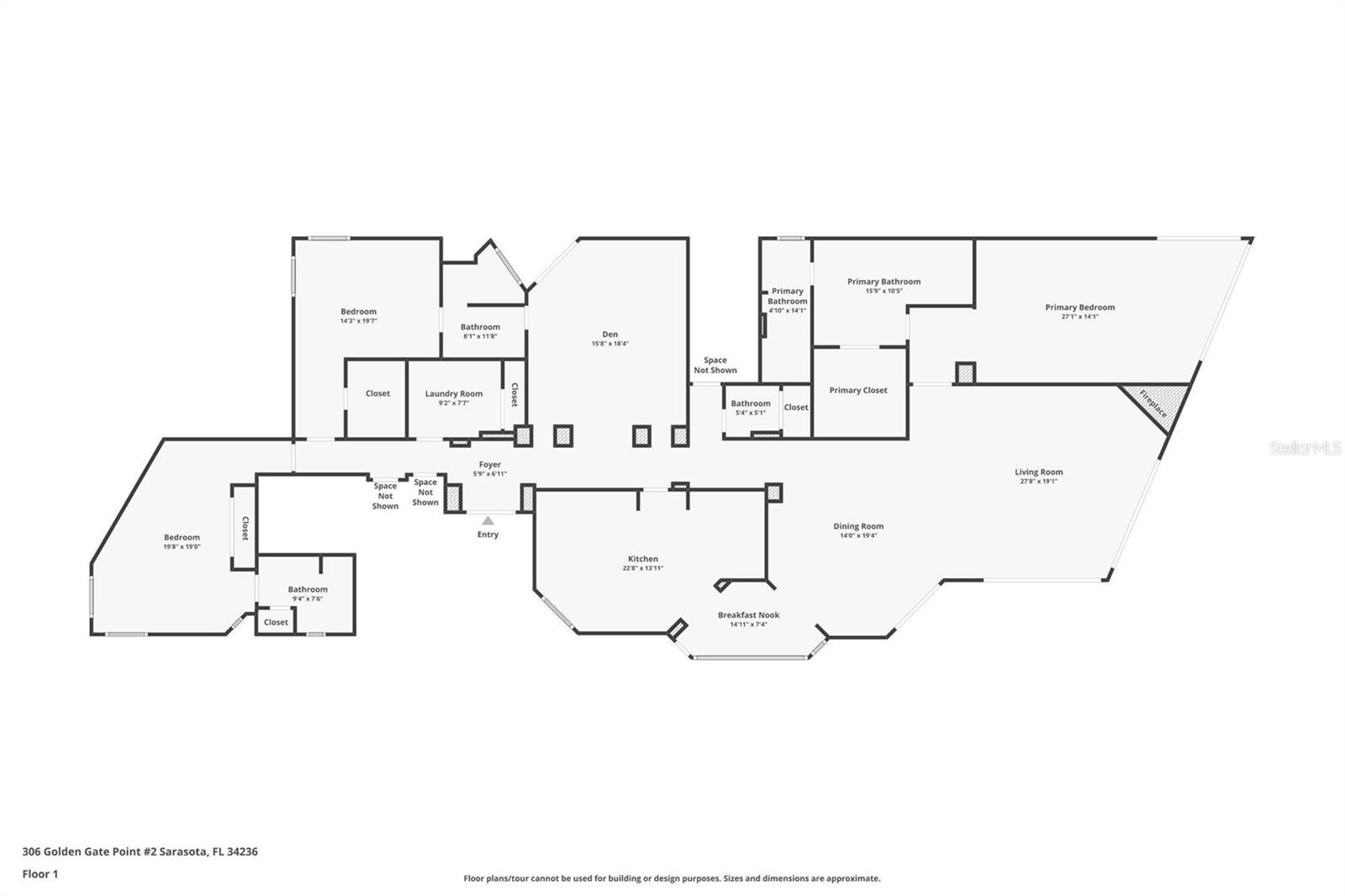 306 GOLDEN GATE PT #2, SARASOTA, FL, 34236
