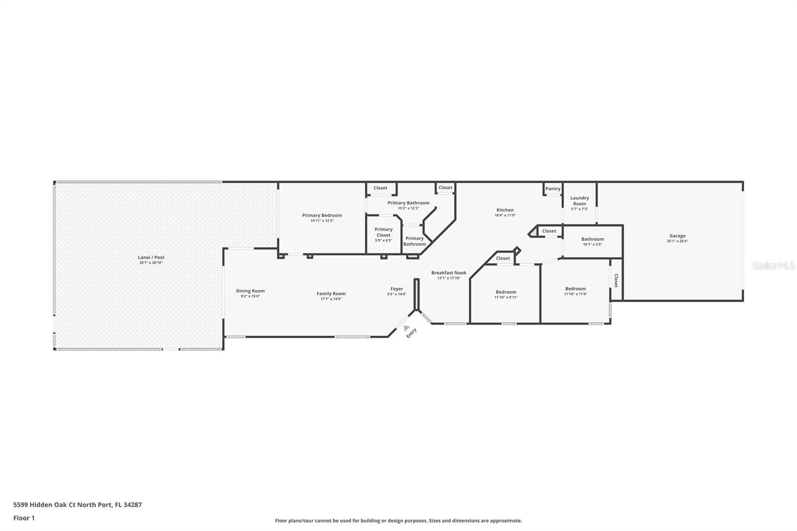 5599 HIDDEN OAK CT, NORTH PORT, FL, 34287