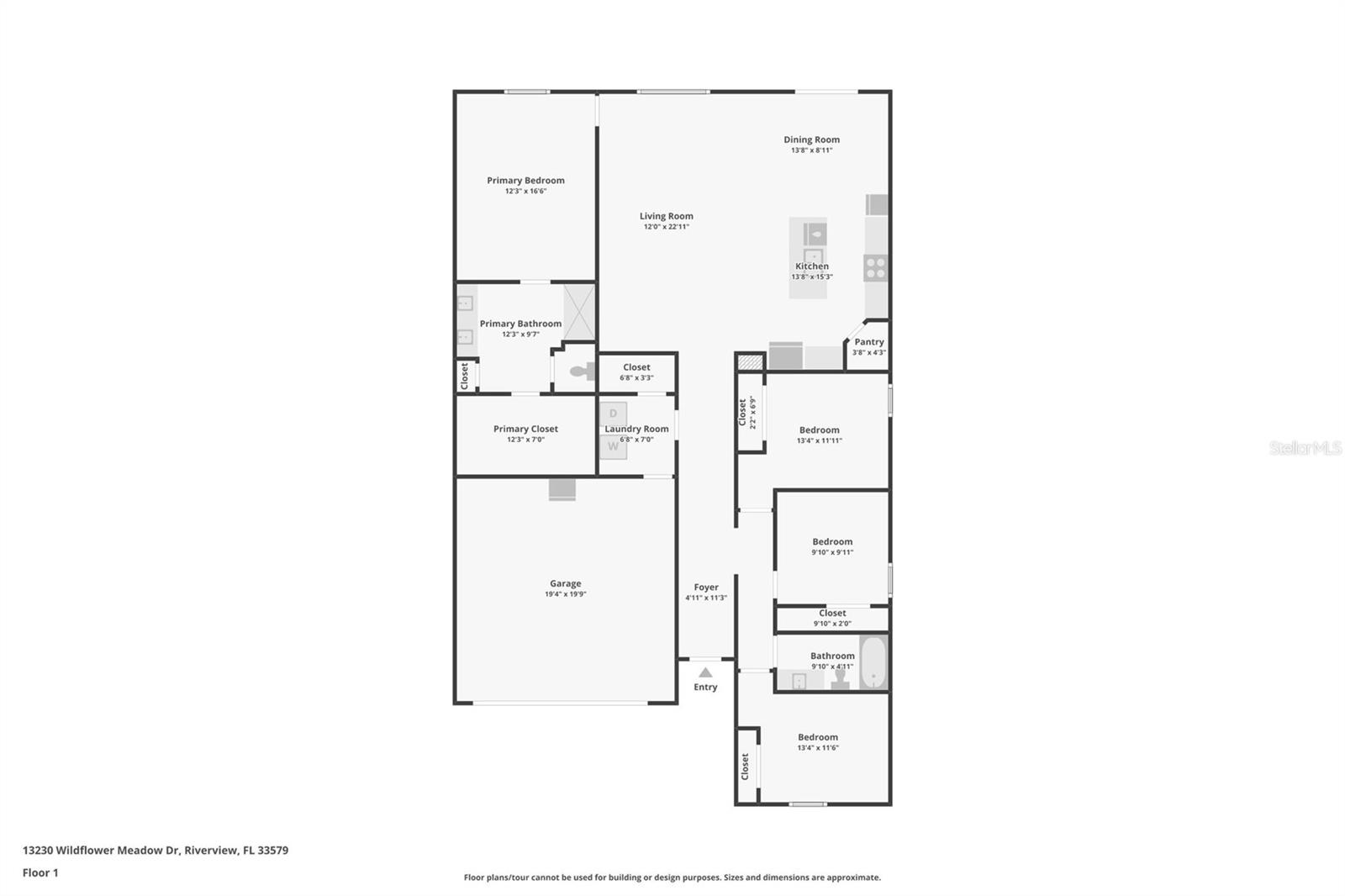 13230 WILDFLOWER MEADOW DR, RIVERVIEW, FL, 33579