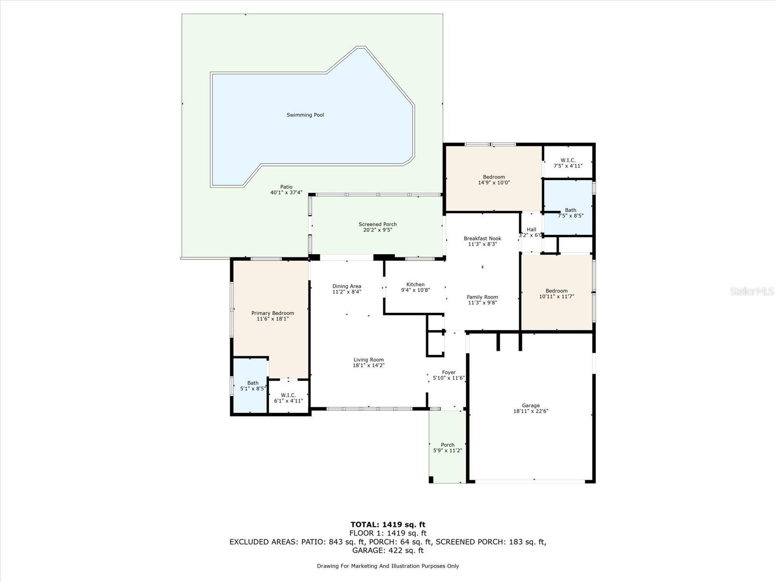 1978 ARVIS CIR W, CLEARWATER, FL, 33764