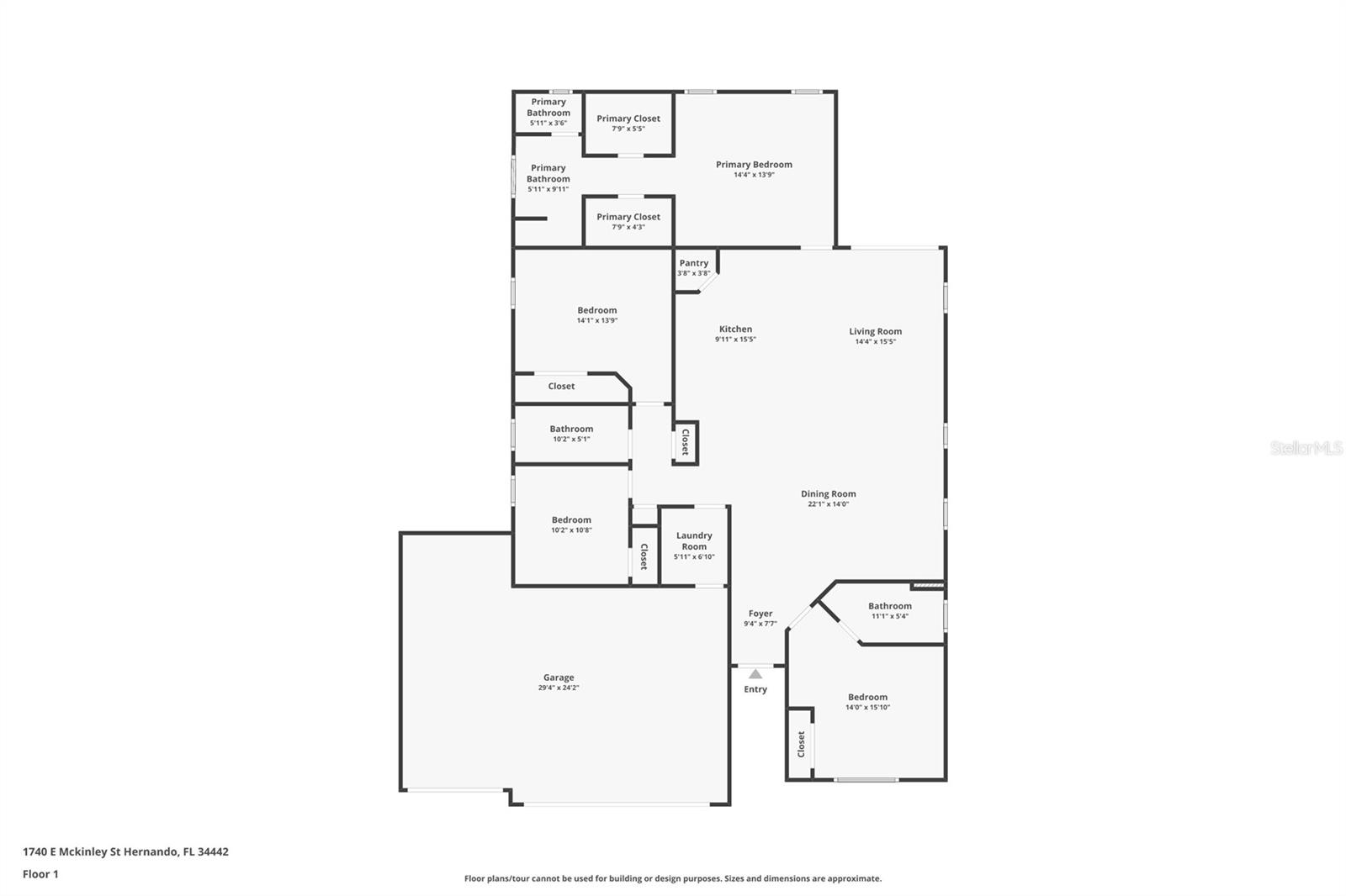 1740 E MCKINLEY ST, HERNANDO, FL, 34442